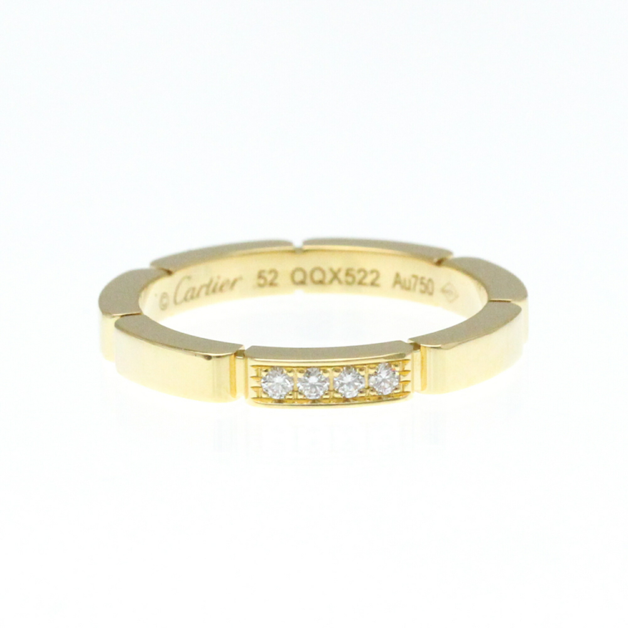 カルティエ リング 48 マイヨンパンテール K18PG 4Pダイヤ 8号 Cartier - カルティエ リング 48 マイヨンパンテール K18PG 4P