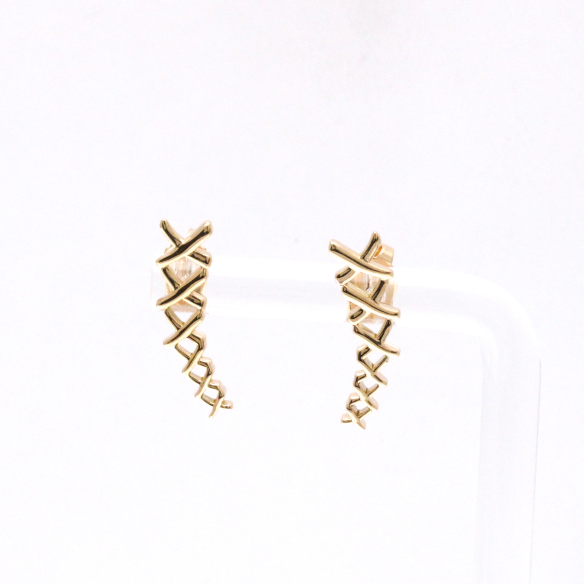 楽天市場】ティファニー インフィニティ ピアス K18ピンクゴールド