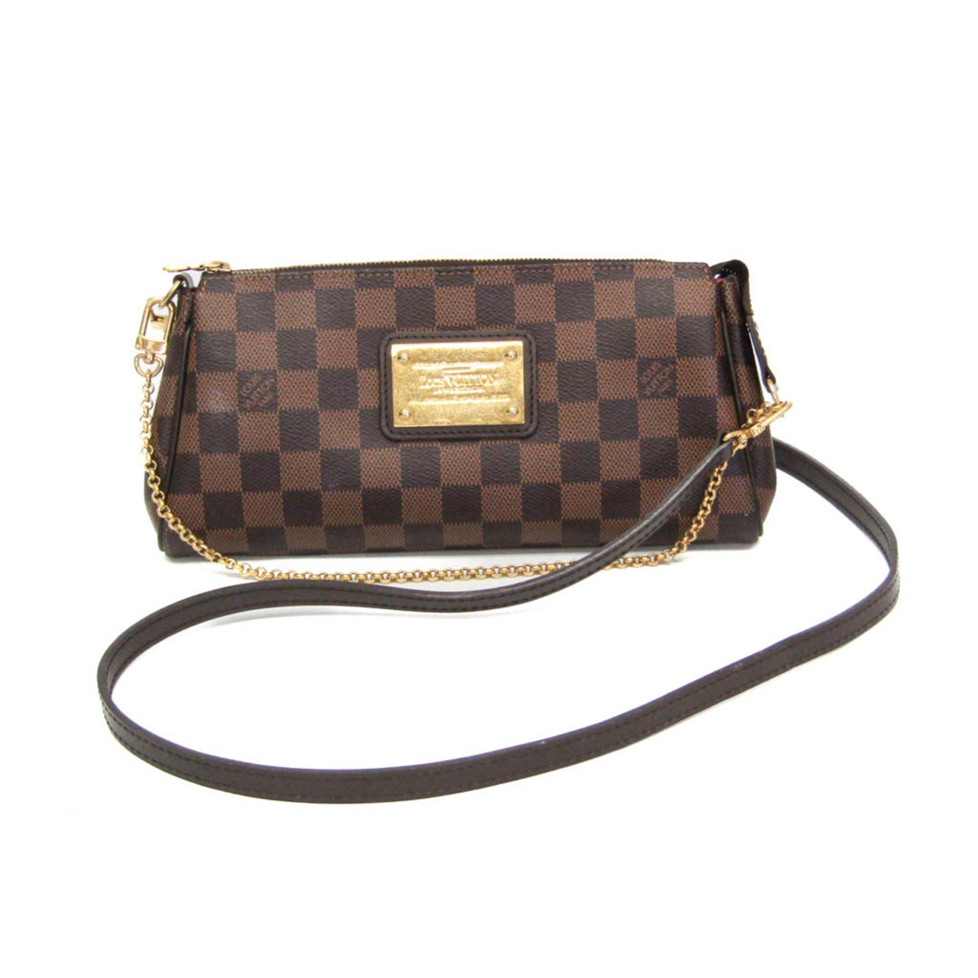 ルイ・ヴィトン(Louis Vuitton) ダミエ エヴァ N55213 レディース ハンドバック,ショルダーバッグ 赤銅色,エベヌ【中古】