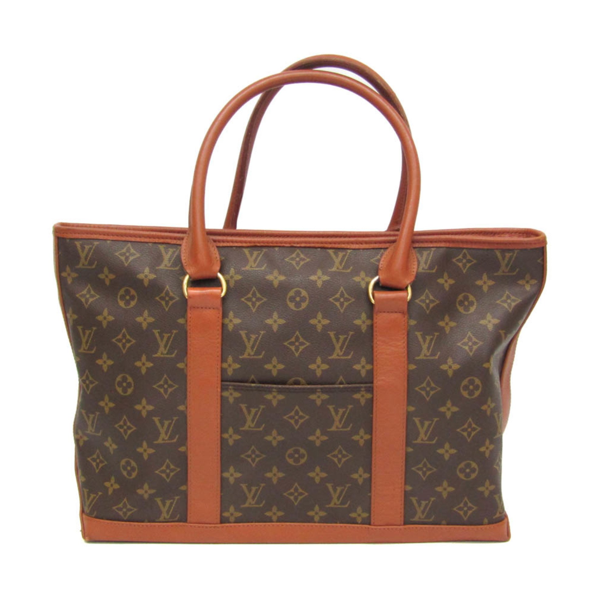 ルイ・ヴィトン(Louis Vuitton) モノグラム サック ウィークエンドPM M42425 メンズ,レディース ハンドバッグ ブラウン【中古】