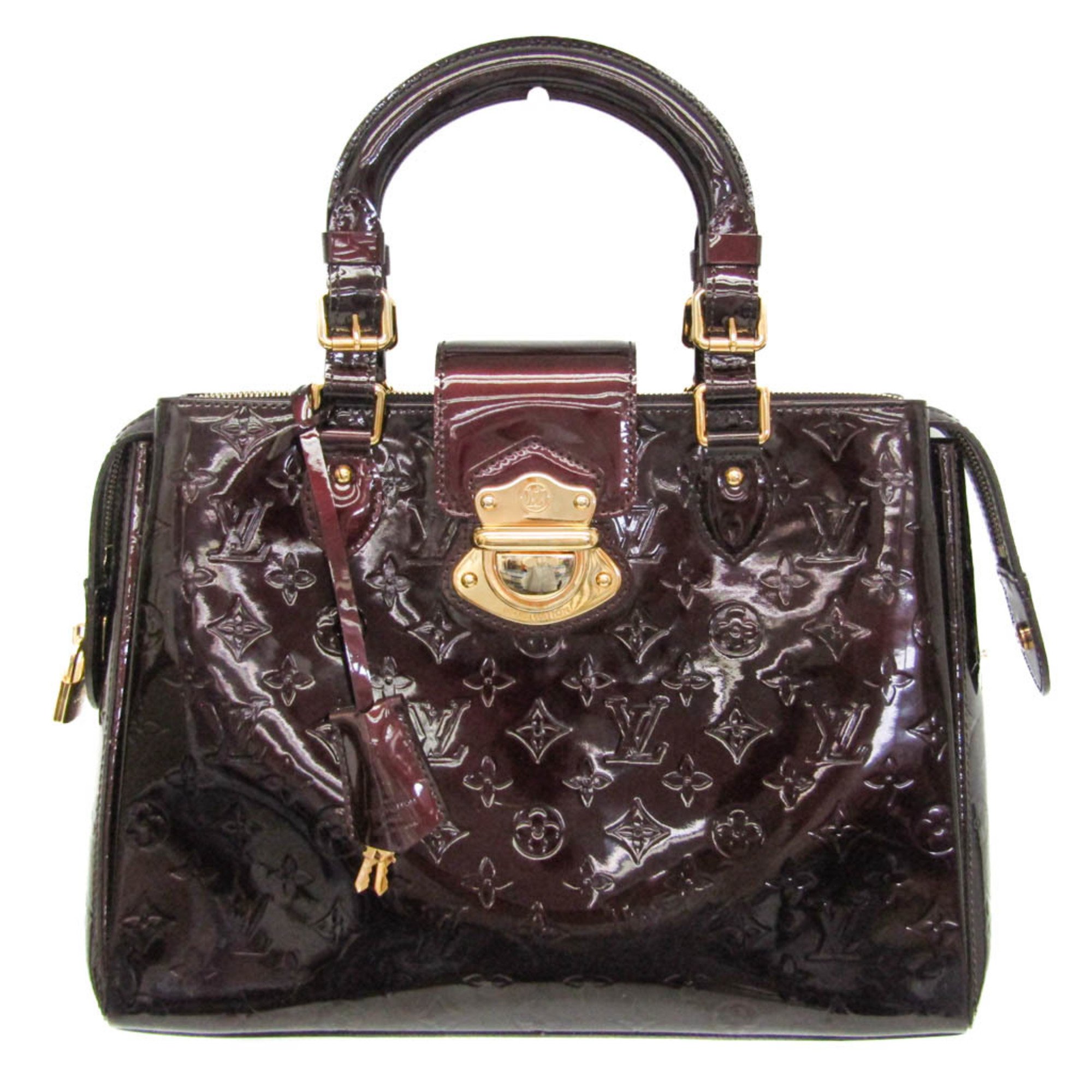 ルイ・ヴィトン(Louis Vuitton) モノグラムヴェルニ メルローズ 大通り M93757 レディース ハンドバック アマラント【中古】