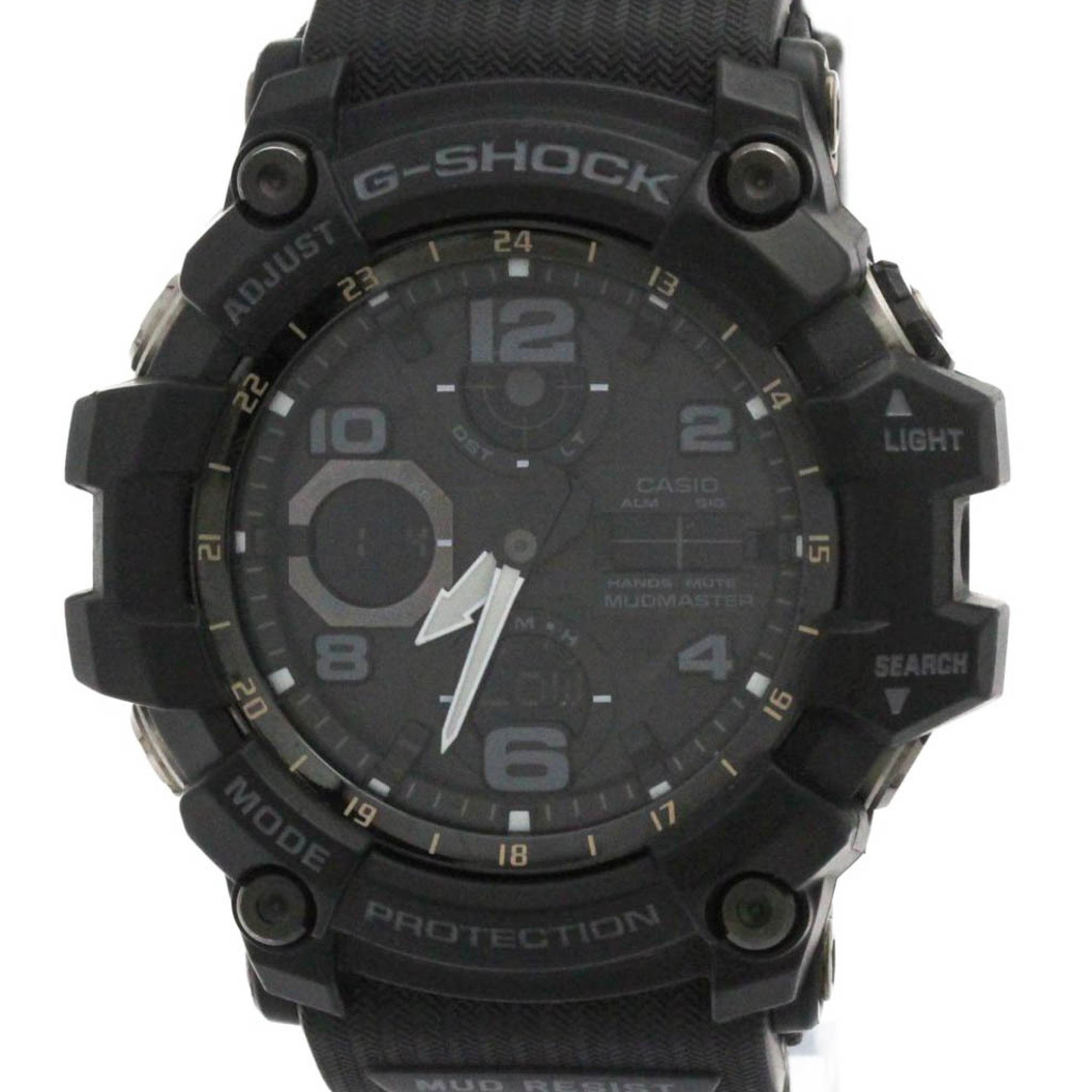 カシオ (CASIO) G-SHOCK マッドマスター 電磁波ソーラー ステンレス鋼スチール写真 メンズ 時辰儀 GWG-100-1AJF【中古】