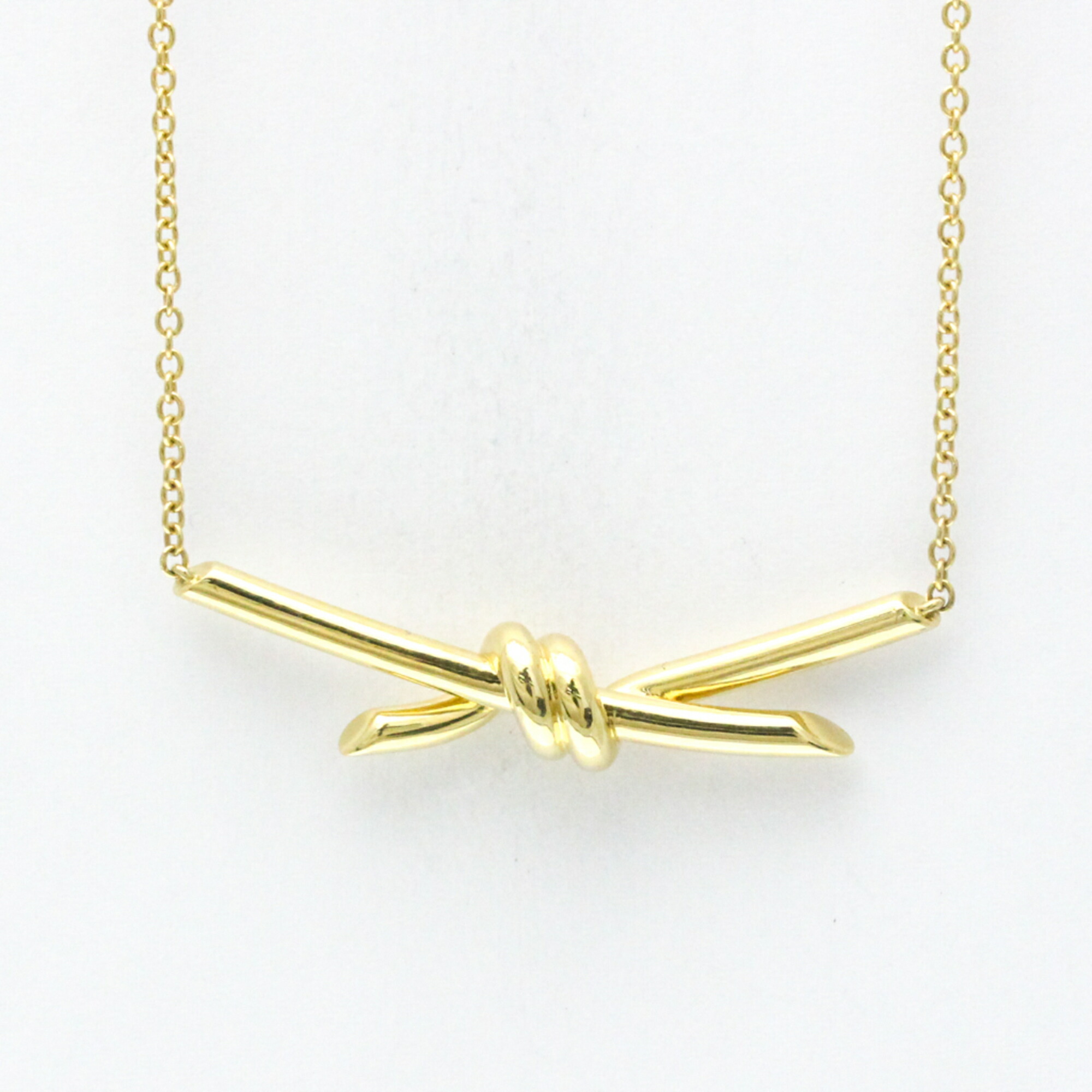 楽天市場】ティファニー ノット K18イエローゴールド ネックレス 中古