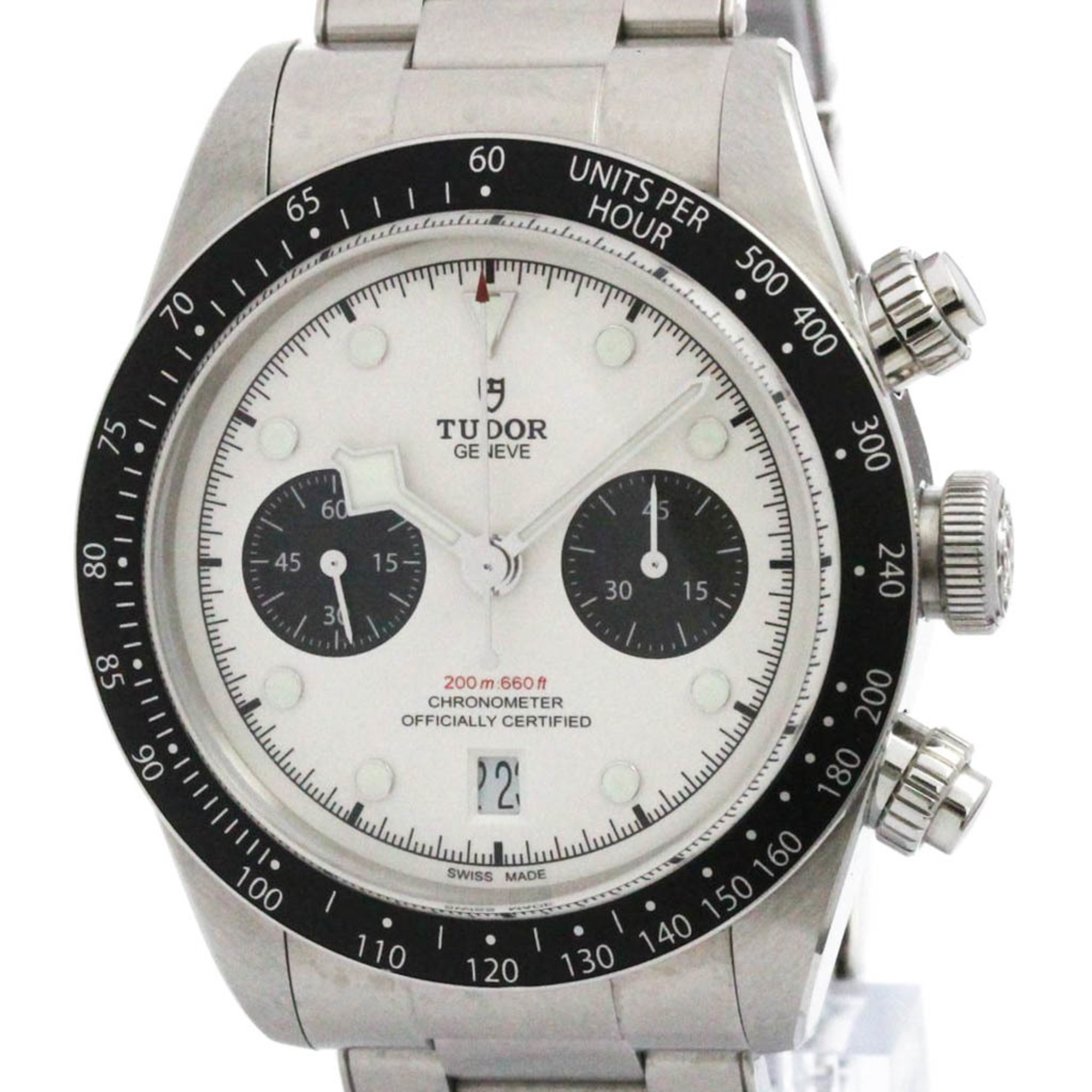 チューダー (TUDOR) ヘリテージ ブラックベイ ステンレススチール 自動巻き メンズ 時計 79360N (外装仕上げ済み)【中古】
