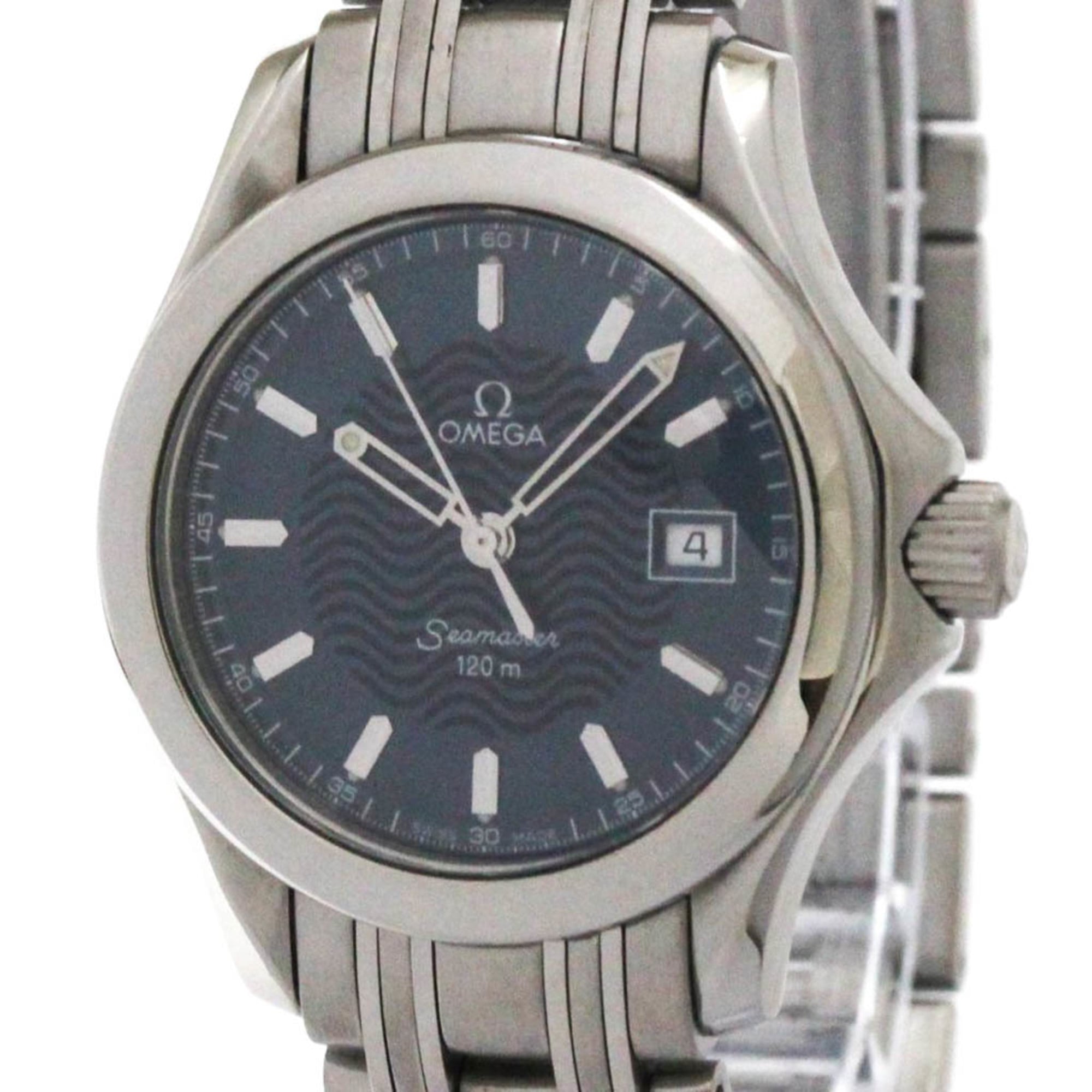 オメガ (OMEGA) シーマスター 120M ステンレススチール クォーツ レディース 時計 2581.81 (外装仕上げ済み)【中古】｜eLady