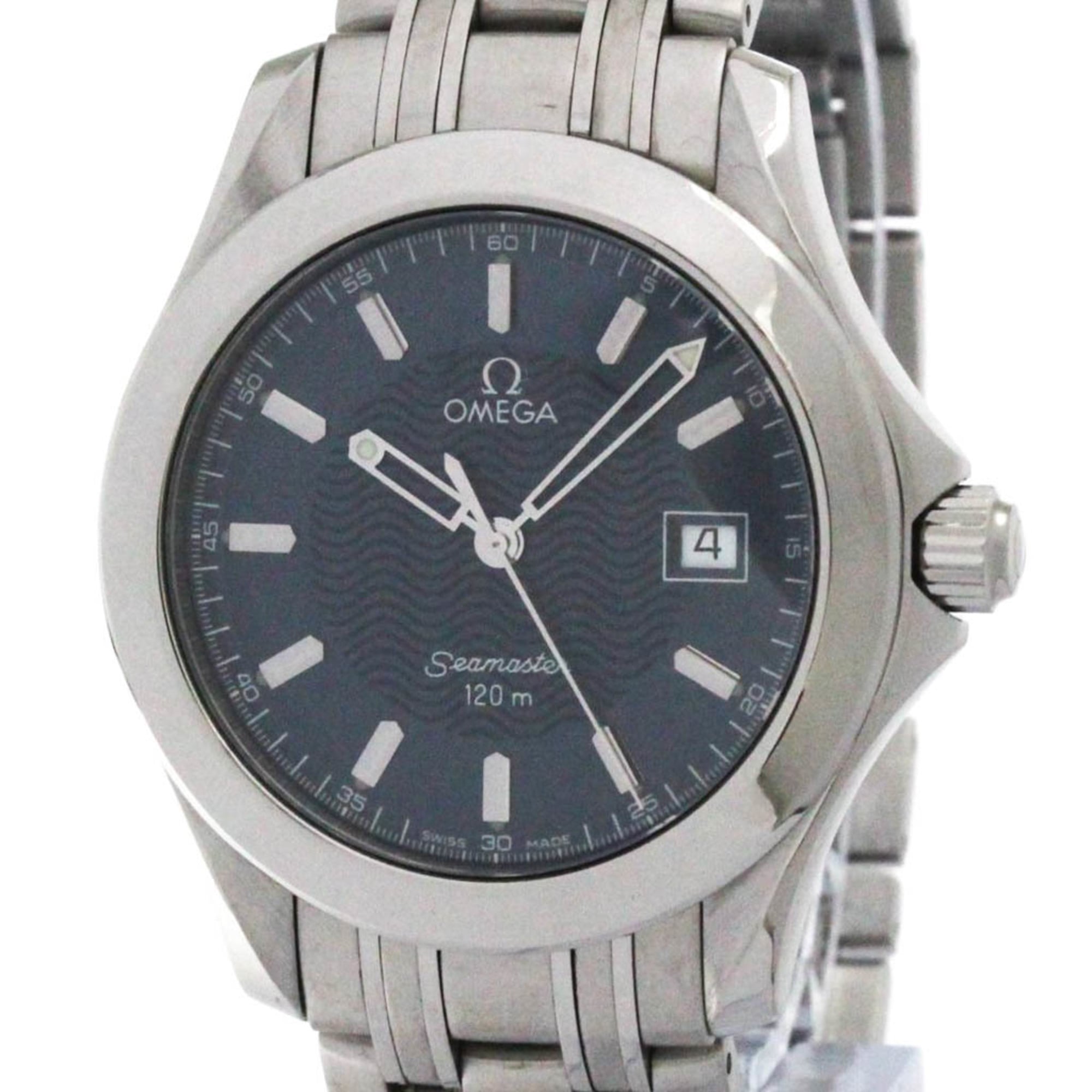 オメガ OMEGA 2511.52 シーマスター120 デイト クォーツ メンズ 楽天市場】電池交換済 OMEGA オメガ シーマスター 120 2511.52 デイト