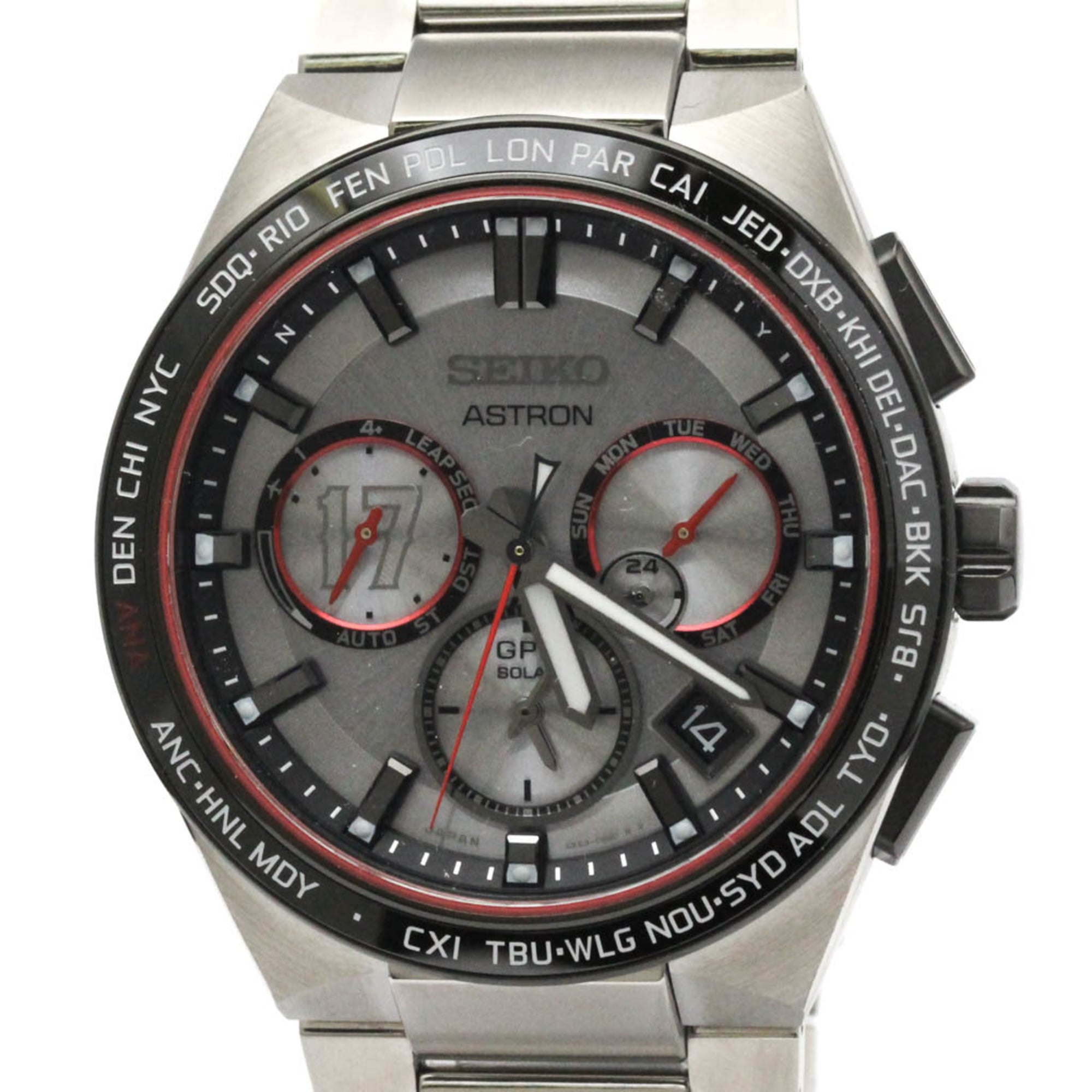 セイコー(SEIKO) アストロン 大谷翔平 2022 制限事項 ソーラー GPS 電磁波 メンズ 時辰儀 SBXC125(5X53-0BX0)【中古】