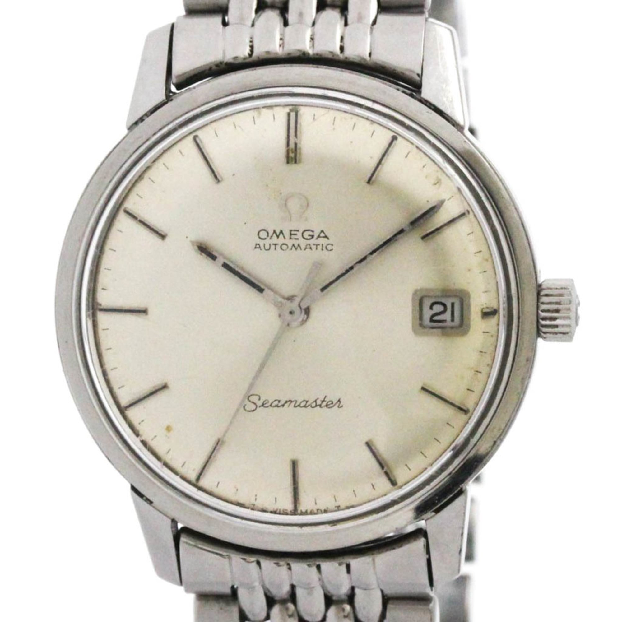 オメガ (OMEGA) シーマスター ライスブレス Cal.565 ステンレススチール 自動巻き メンズ 時計 166.037【中古】