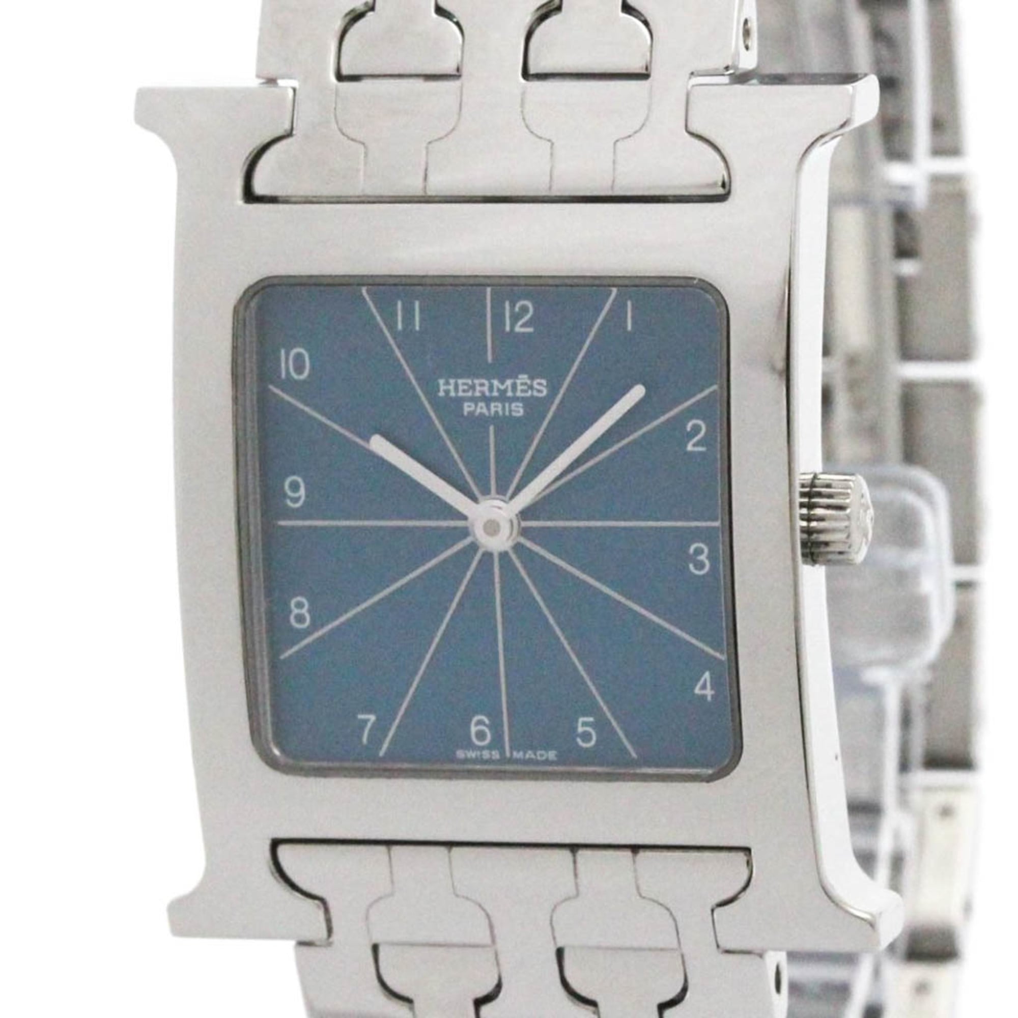 エルメス (HERMES) Hウォッチ ステンレススチール クォーツ レディース 時計 HH1.510 (外装仕上げ済み)【中古】