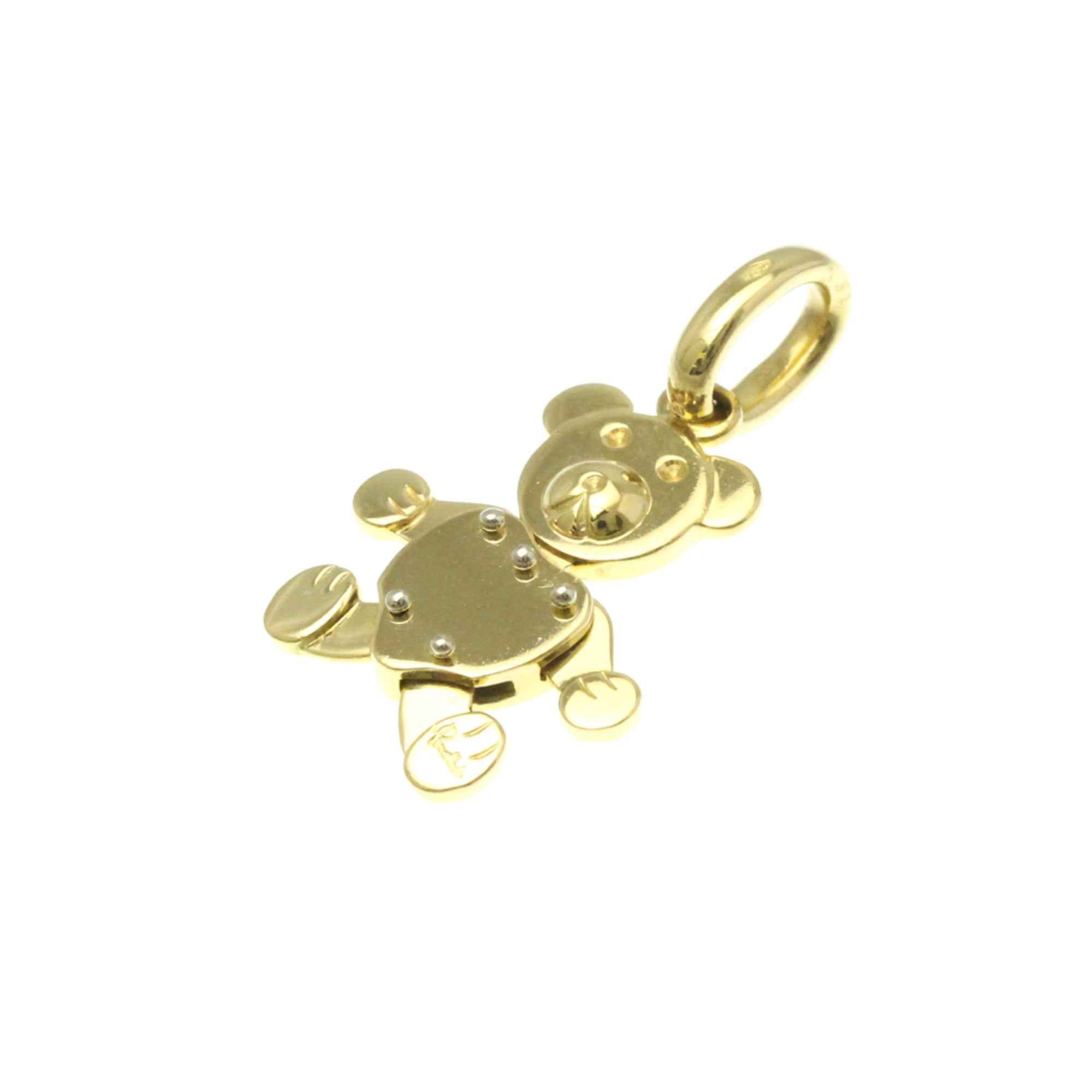 楽天市場】ポメラート クマモチーフ チャーム ペンダントトップ K18