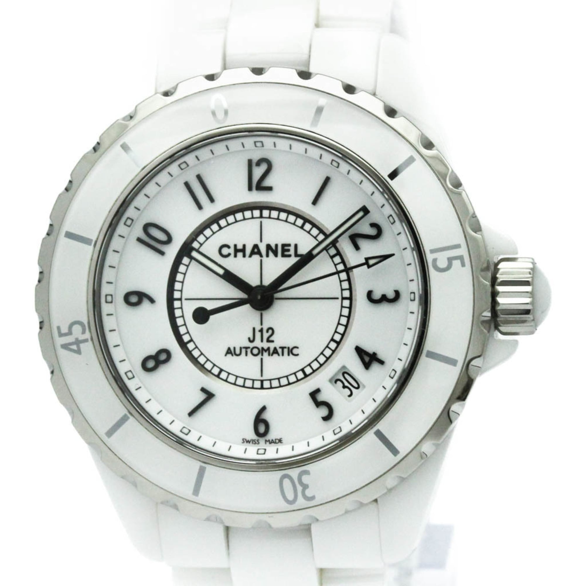 シャネル (CHANEL) J12 セラミック 自動巻き メンズ 時計 H0970 (外装仕上げ済み)【中古】 179,900円