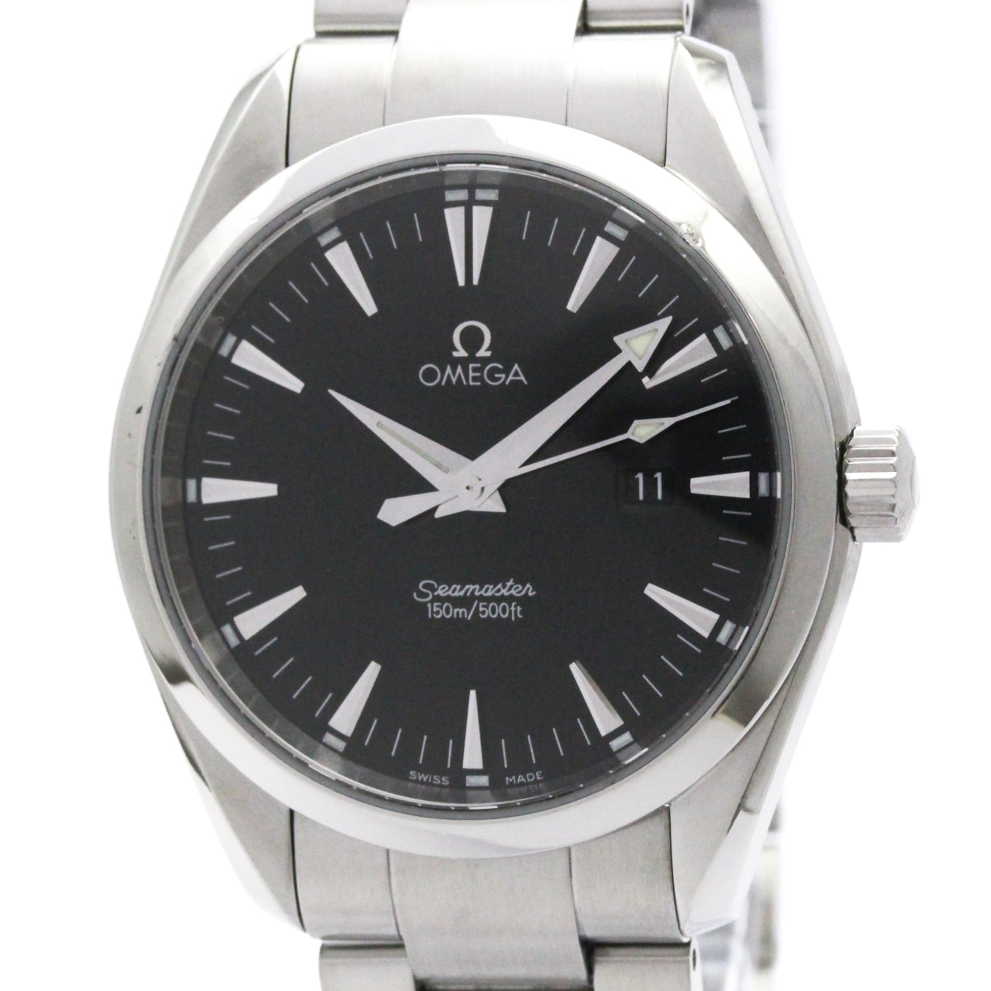 ゼロ (OMEGA) シーマスター アクアテラ ステンレス鋼スチール写真 石英 メンズ 時辰儀 2517.50 (飾りつけ入眼済み)【中古】