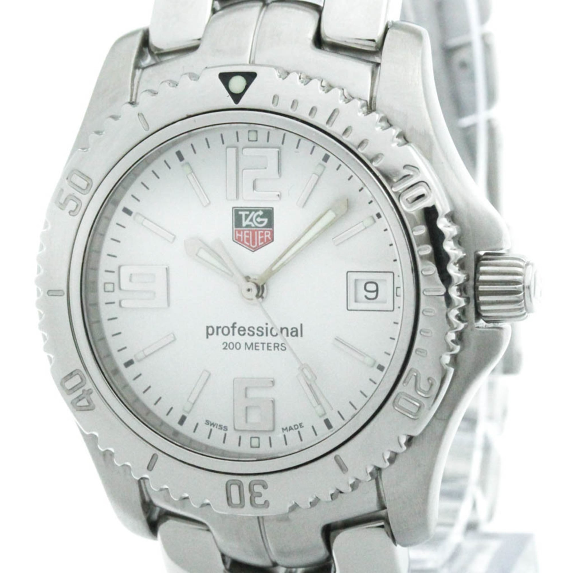 タグホイヤー (TAG HEUER) リンク ステンレススチール クォーツ レディース 時計 WT1214 (外装仕上げ済み)【中古】