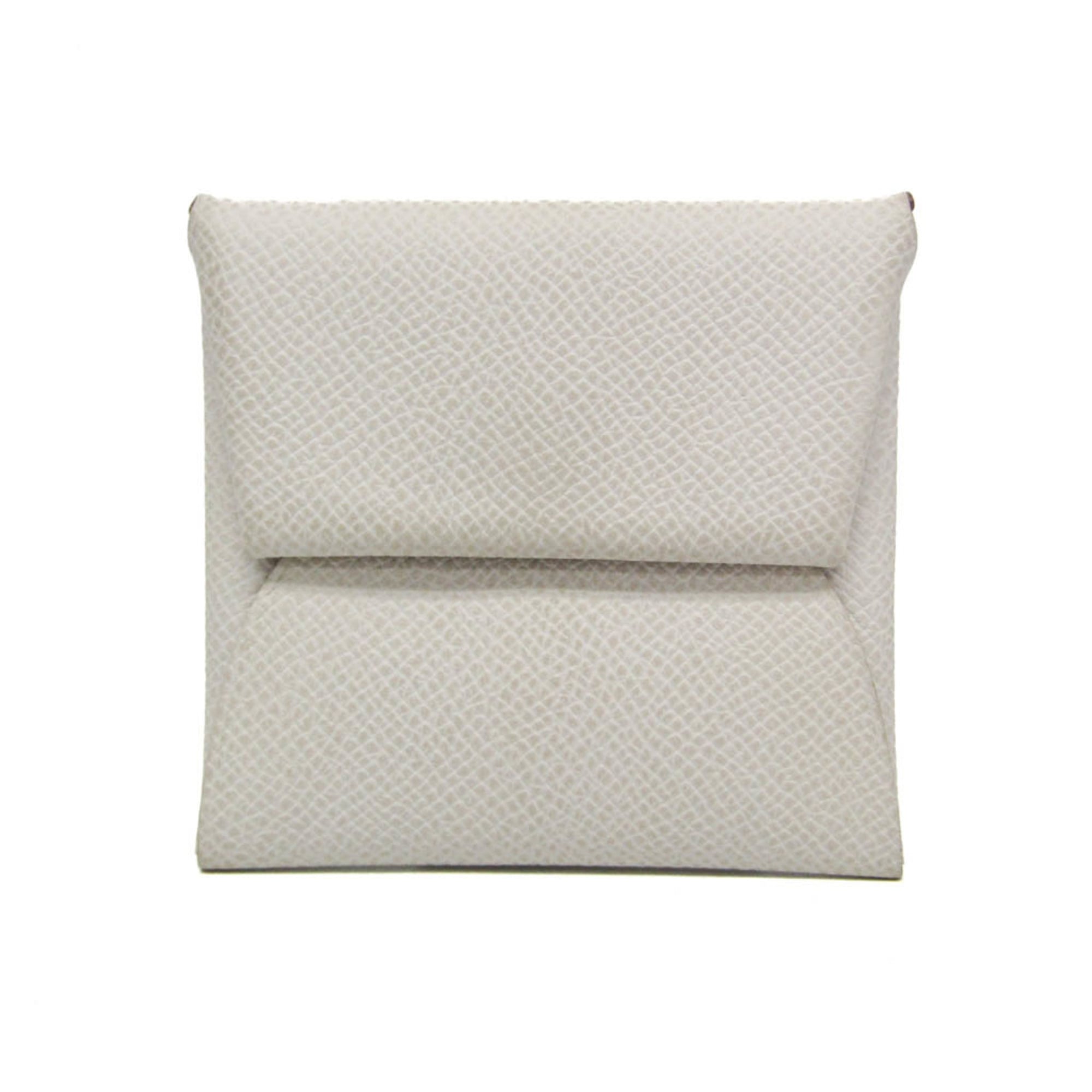 エルメス(Hermes) バスティア レディース,メンズ エプソン 小銭入れ・コインケース ホワイト【中古】