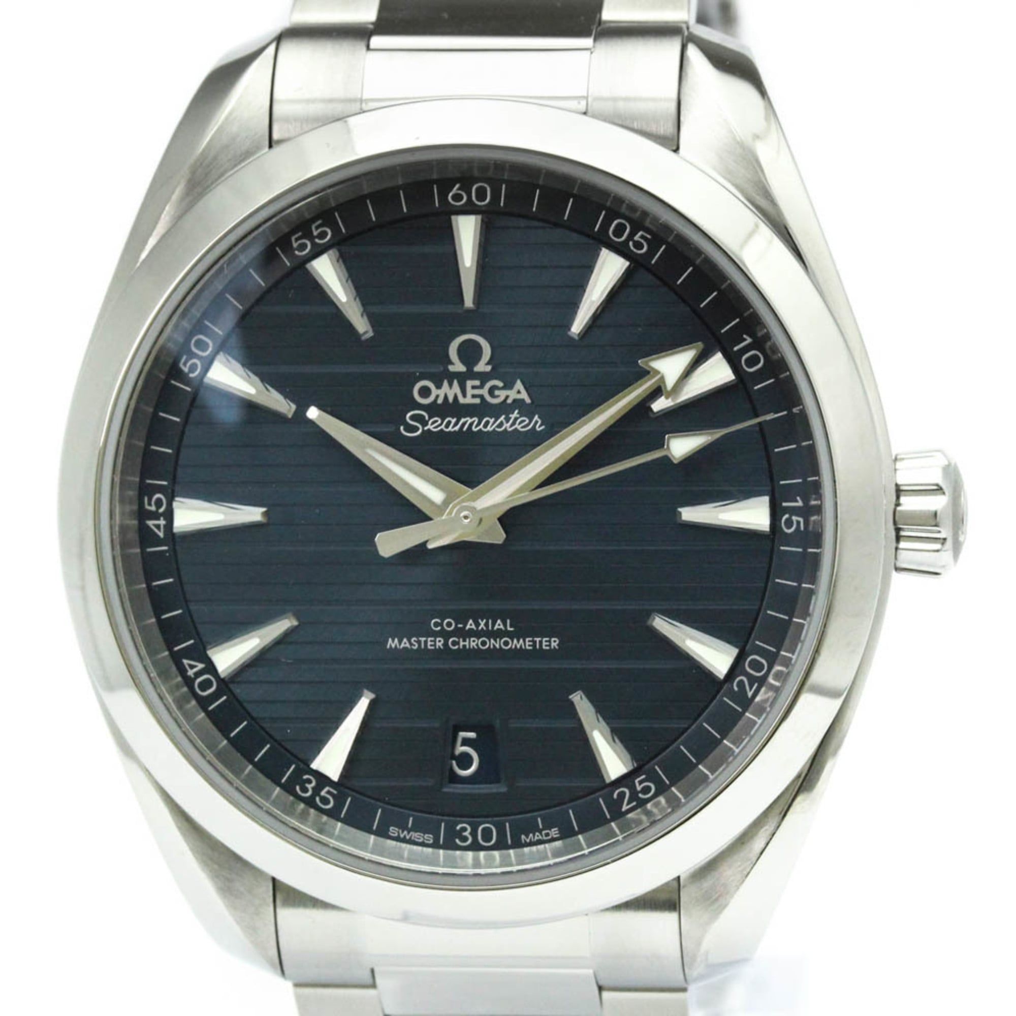 オメガ (OMEGA) シーマスター アクアテラ 150M コーアクシャル ステンレススチール 自動巻き メンズ 時計 220.10.41.21.03.004 (外装仕上げ済み)【中古】