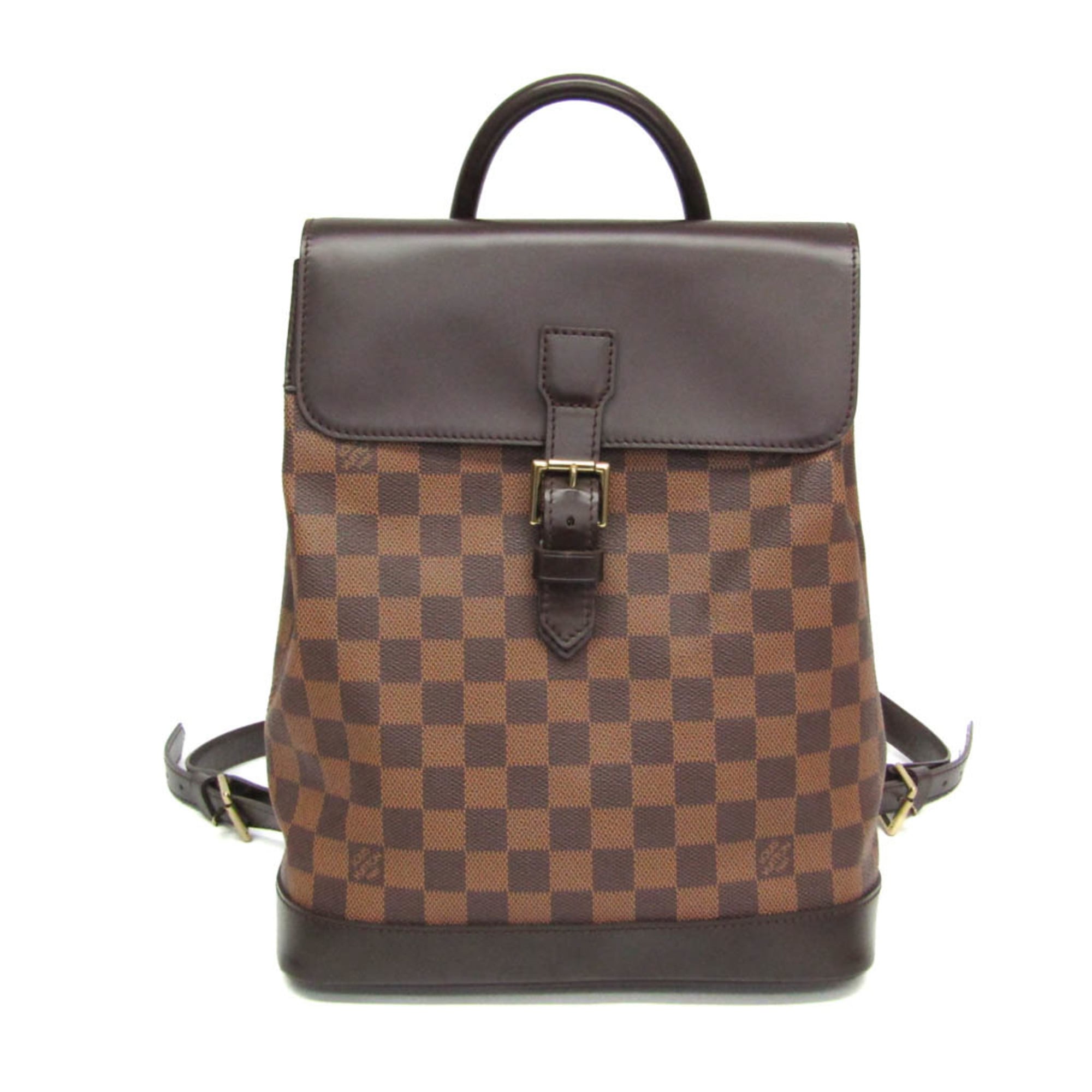 ルイ・ヴィトン(Louis Vuitton) ダミエ ソーホー N51132 レディース 背嚢 エベヌ【中古】