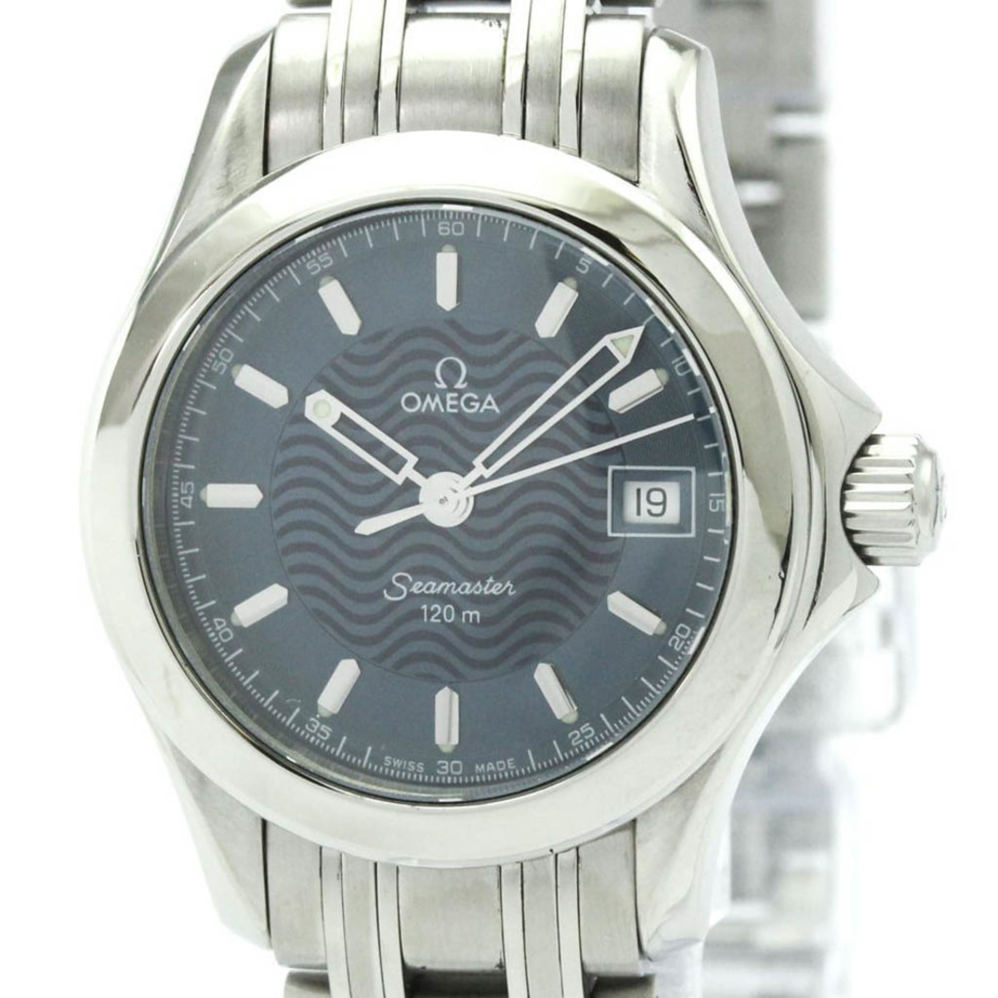 オメガ (OMEGA) シーマスター 120M ステンレススチール クォーツ レディース 時計 2571.81 (外装仕上げ済み)【中古】｜eLady