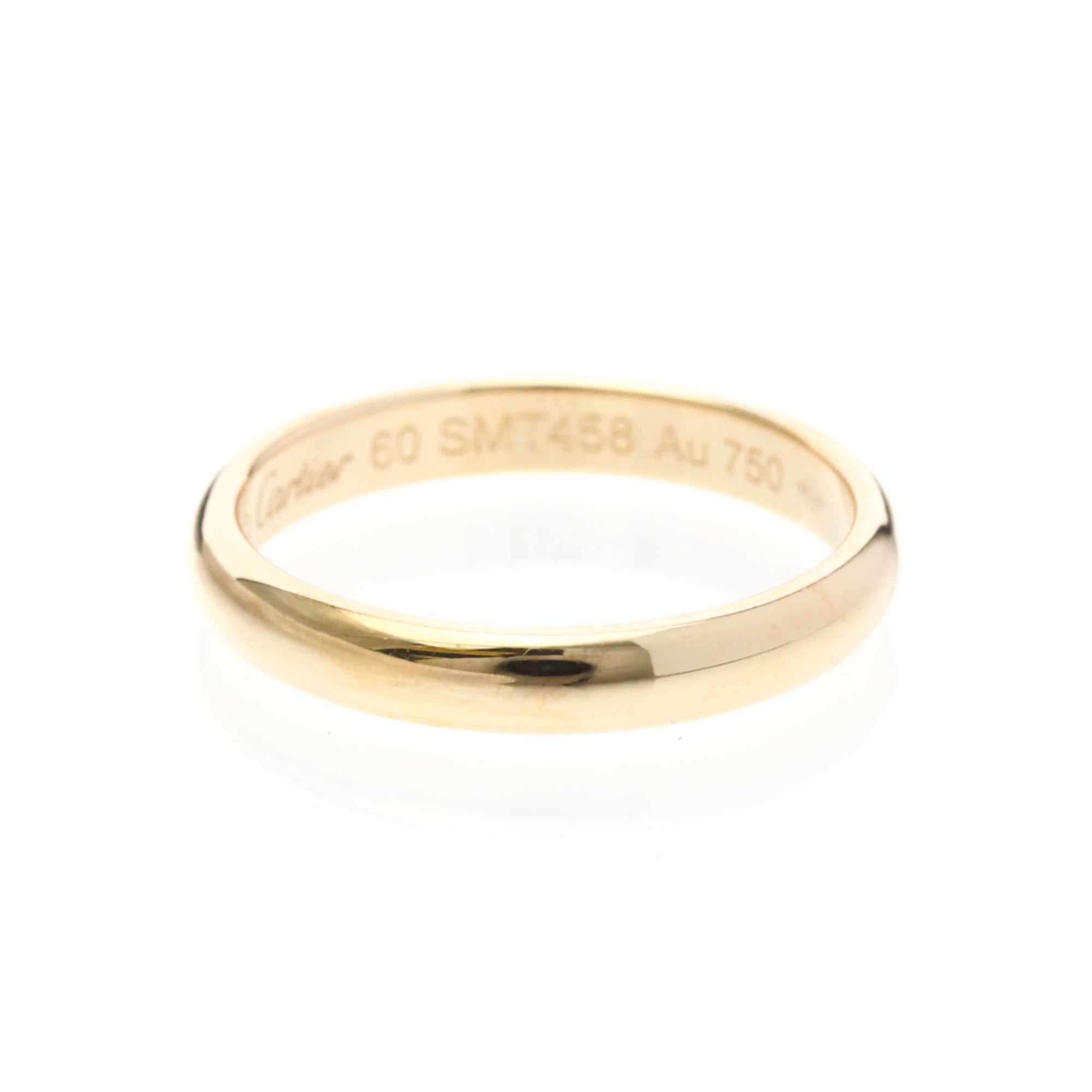 カルティエ(Cartier) ウェディングリング K18ピンクゴールド(K18PG) ファッション 無し バンドリング ピンクゴールド(PG)【中古】