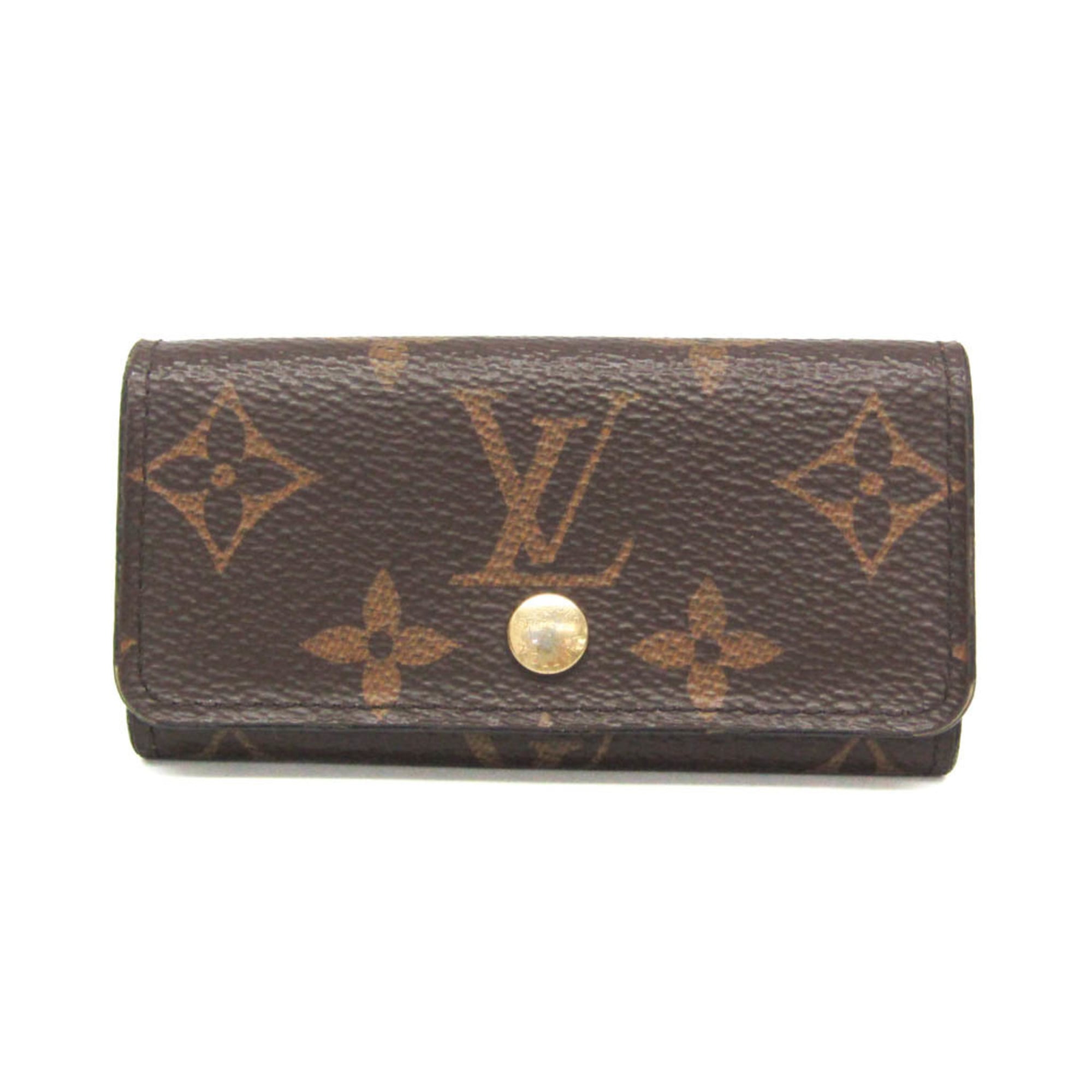ルイ・ヴィトン(Louis Vuitton) モノグラム ミュルティクレ4 M62631 メンズ,レディース モノグラム キーケース ブラウン【中古】