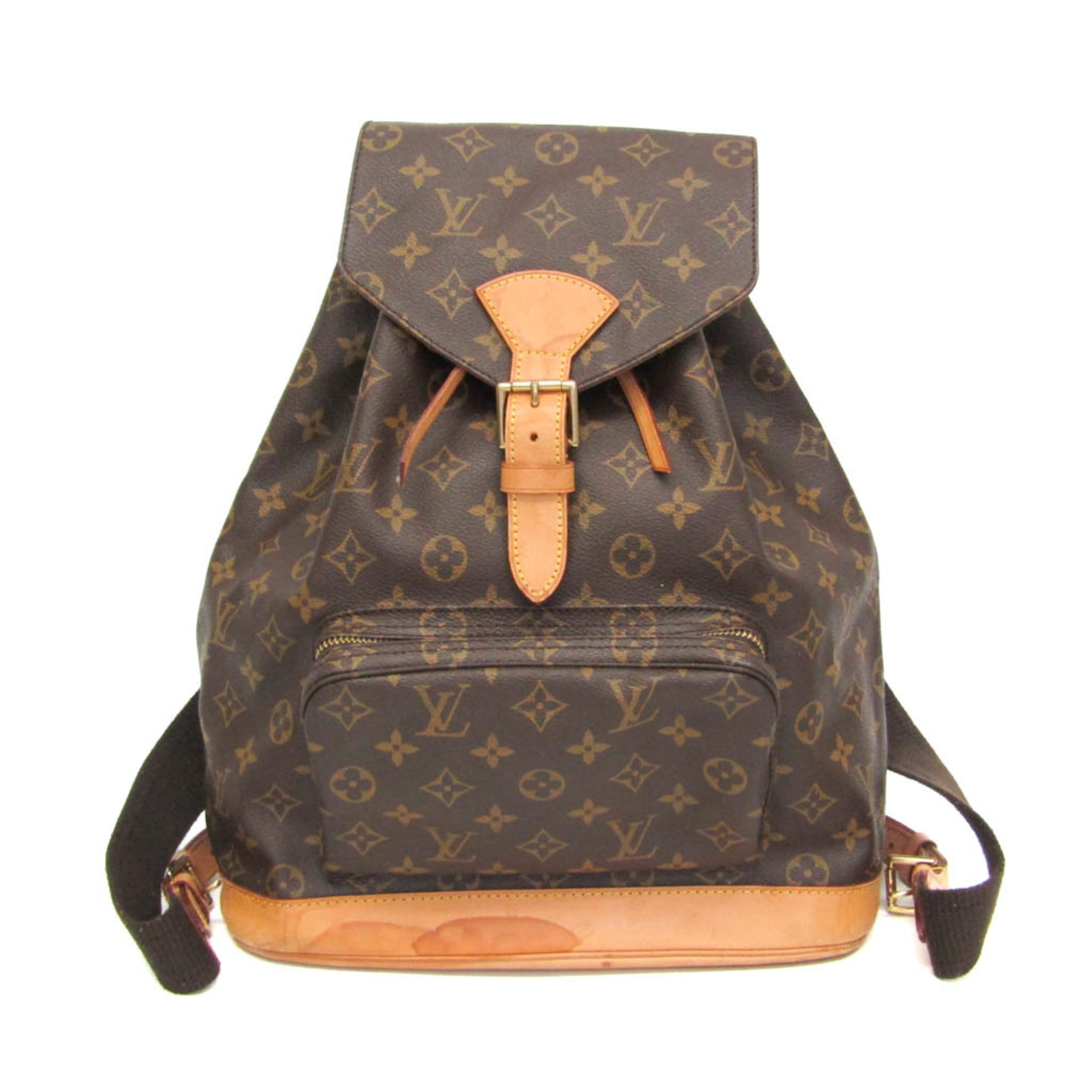 ルイ・ヴィトン(Louis Vuitton) モノグラム モン掏摸 GM M51135 レディース 背嚢 赤銅色【中古】