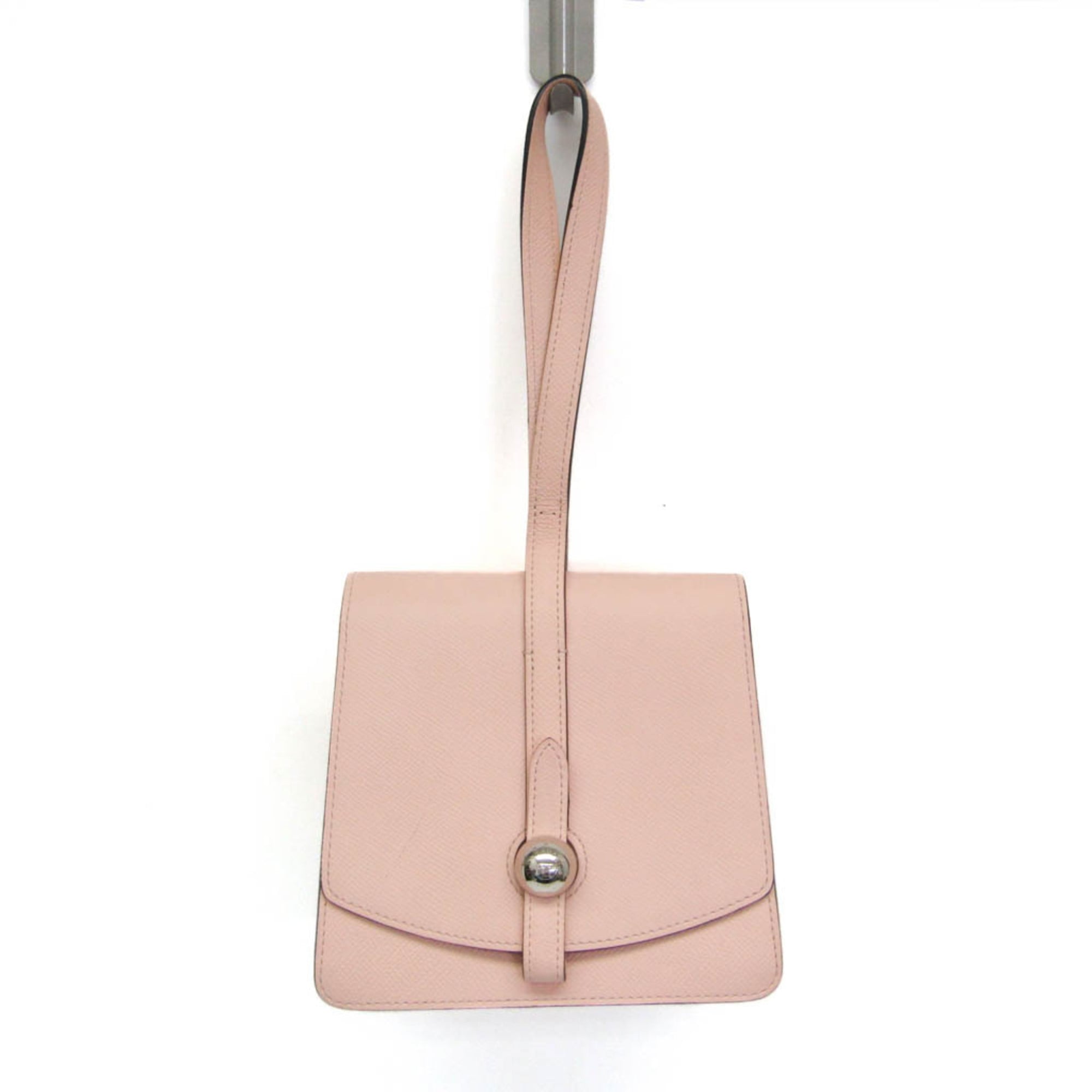モワナ(Moynat) マドレーヌ レディース レザー クラッチバッグ,ハンドバッグ ライトピンク【中古】
