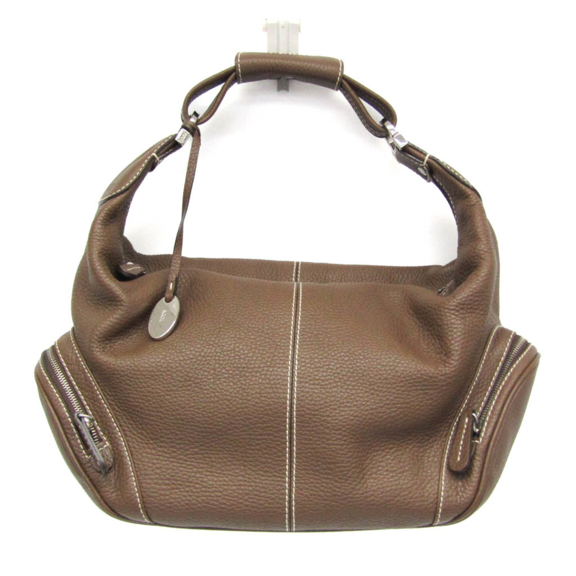 トッズ(Tod's) ワンショルダーバッグ レディース レザー ショルダーバッグ ブラウン【中古】