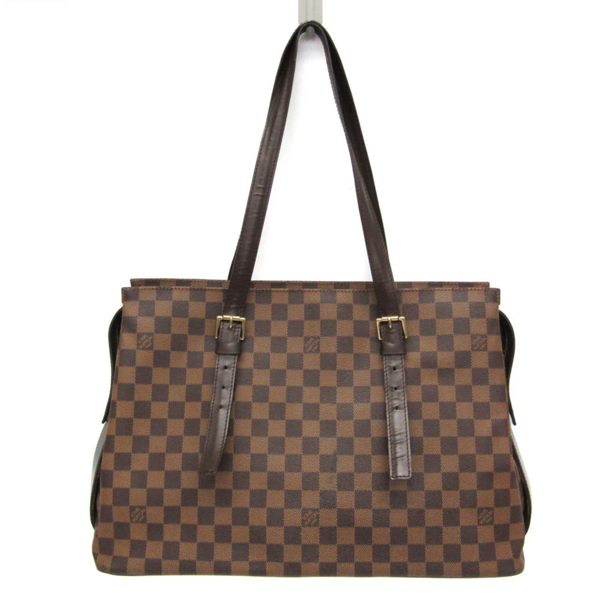 ルイ・ヴィトン(Louis Vuitton) ダミエ チェルシー N51119 レディース ショルダーバッグ 赤銅色,エベヌ【中古】