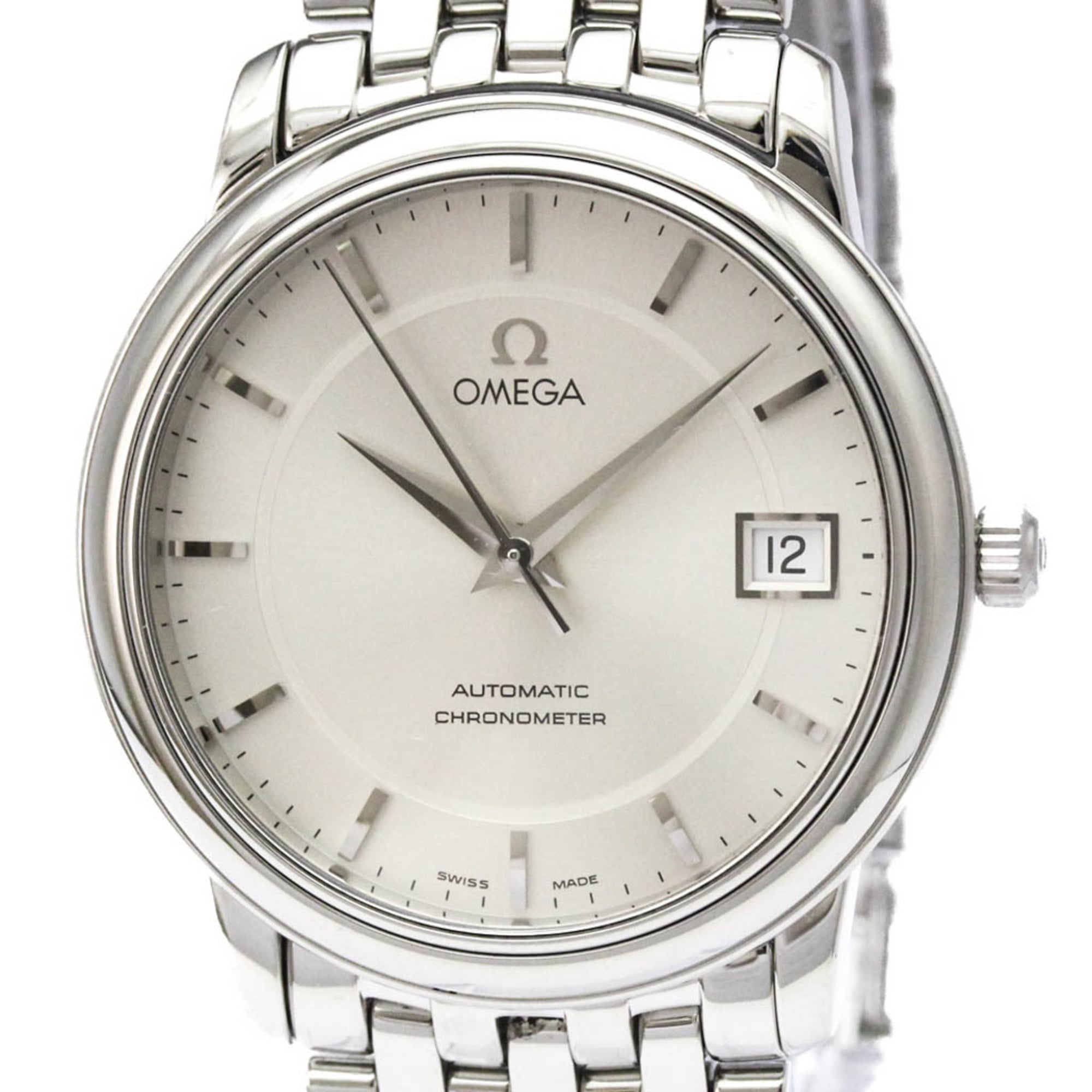 オメガ (OMEGA) デビル プレステージ ステンレススチール 自動巻き メンズ 時計 4500.31 (外装仕上げ済み)【中古】