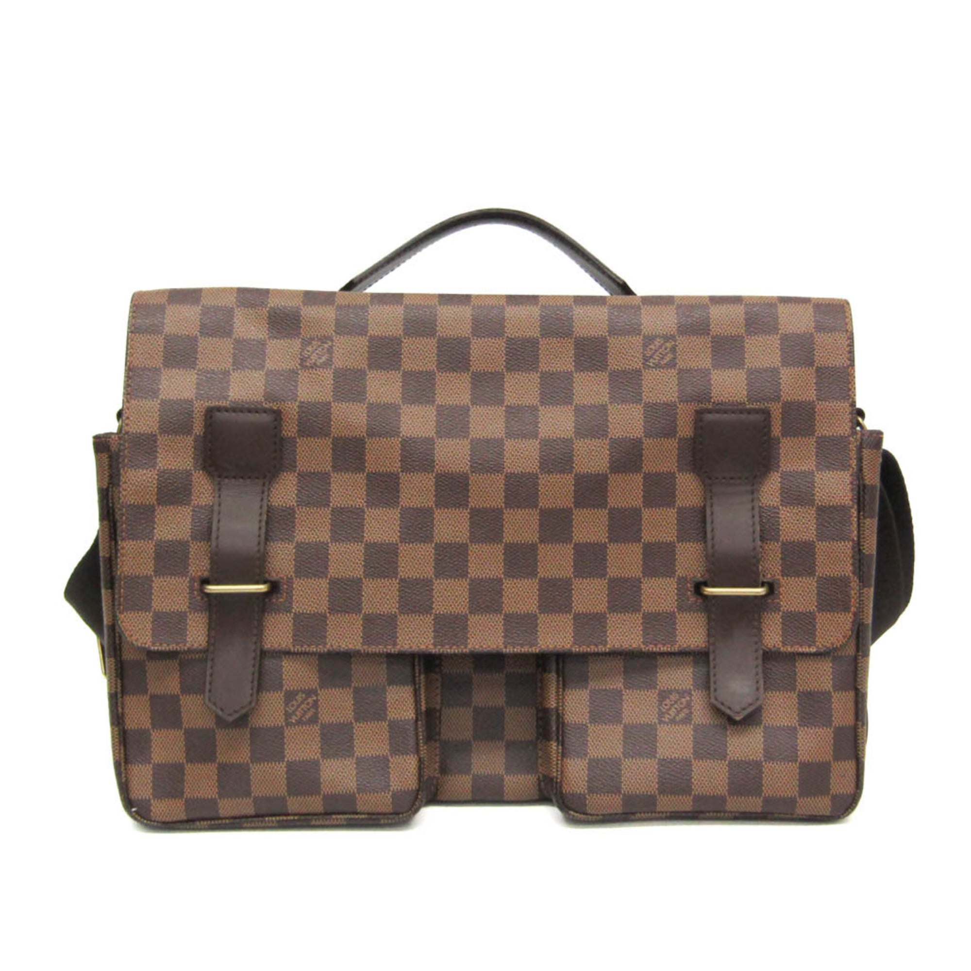 ルイ・ヴィトン(Louis Vuitton) ダミエ ブロードウェイ N42270 メンズ,レディース ショルダーバッグ エベヌ【中古】