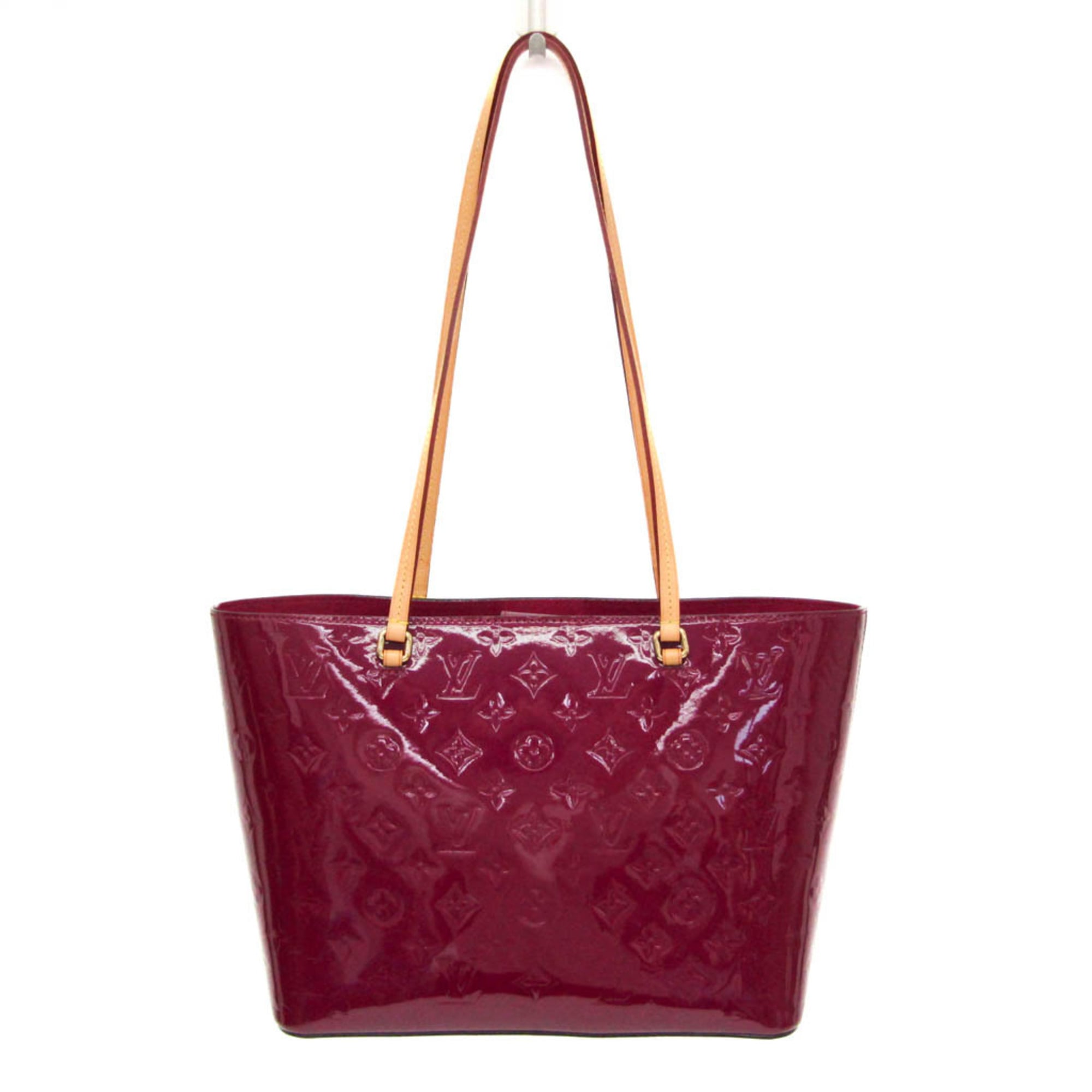 ルイ・ヴィトン(Louis Vuitton) モノグラムヴェルニ ロング・ビーチ M90480 レディース ショルダーバッグ マゼンタ【中古】