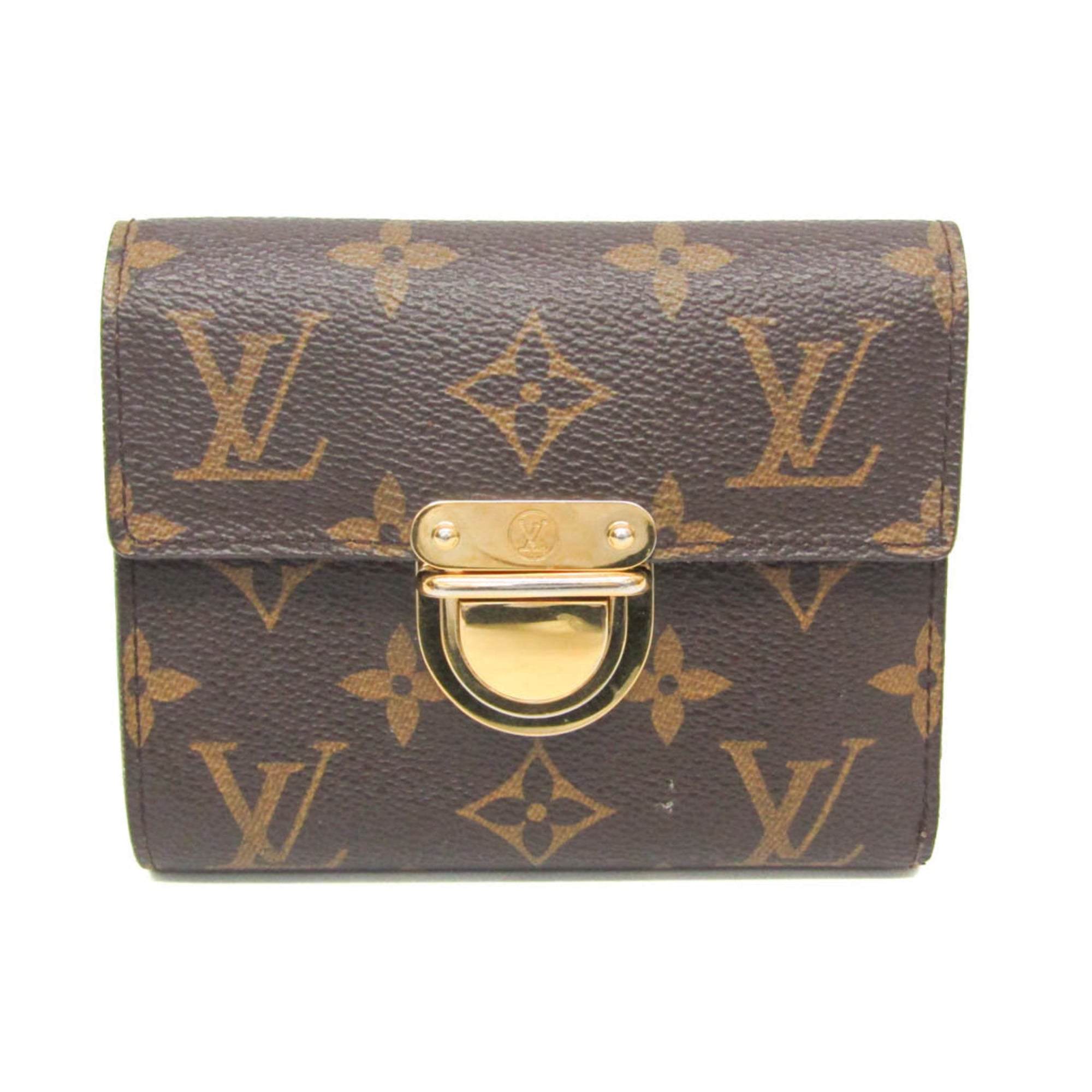 ルイ・ヴィトン(Louis Vuitton) モノグラム ポルトフォイユ コアラ M58013 レディース,メンズ モノグラム 財布（三つ折り） ブラウン【中古】｜eLady