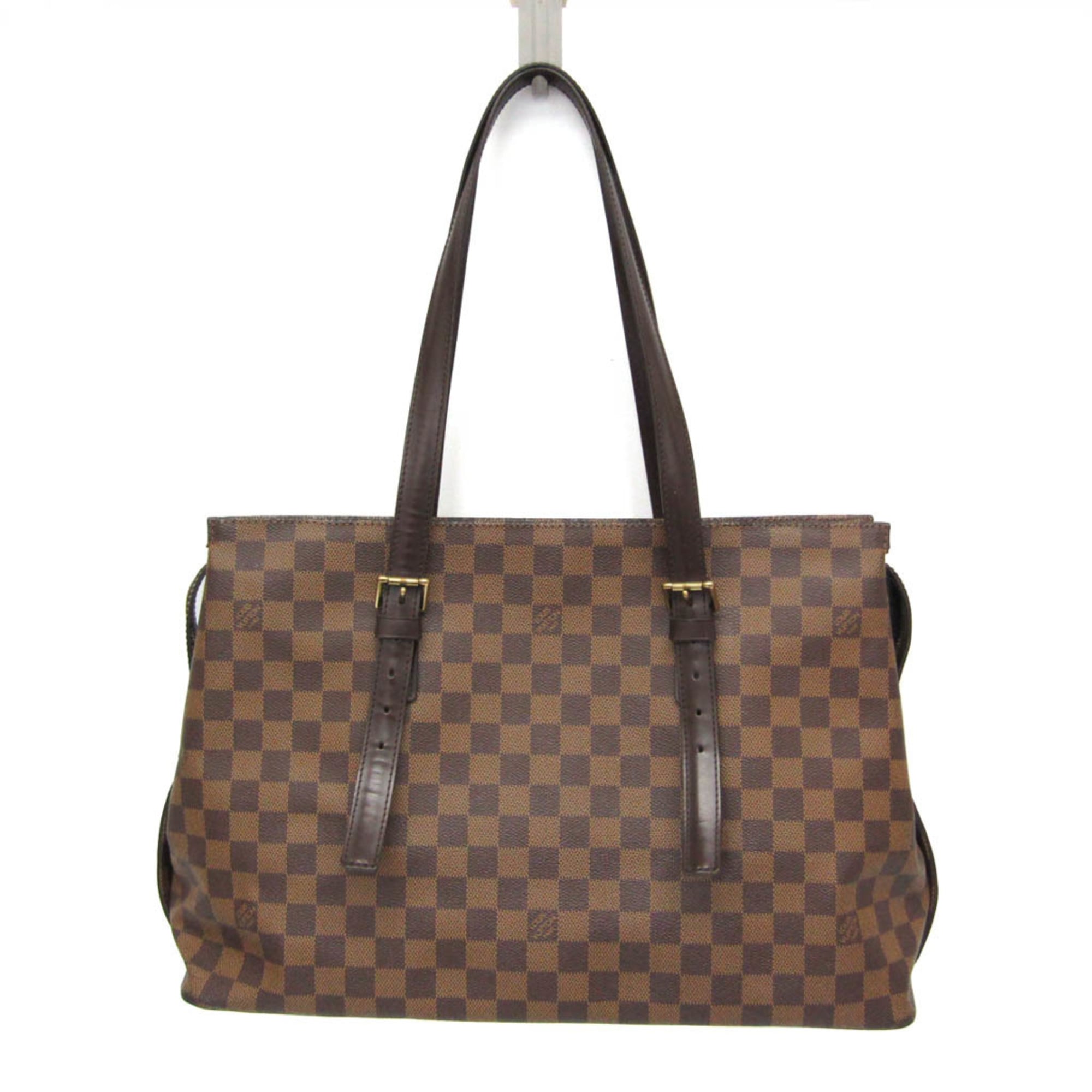 ルイ・ヴィトン(Louis Vuitton) ダミエ チェルシー N51119 レディース ショルダーバッグ 赤銅色,エベヌ【中古】