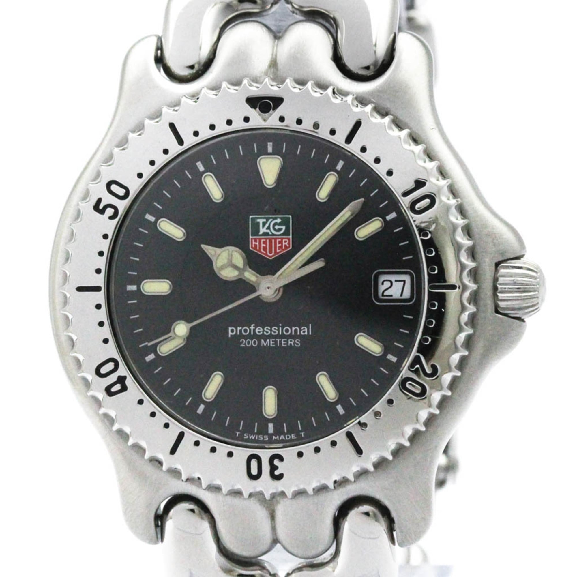 タグホイヤー (TAG HEUER ) セル プロフェッショナル 200M ステンレススチール クォーツ メンズ 時計 WG1114 (外装仕上げ済み)【中古】