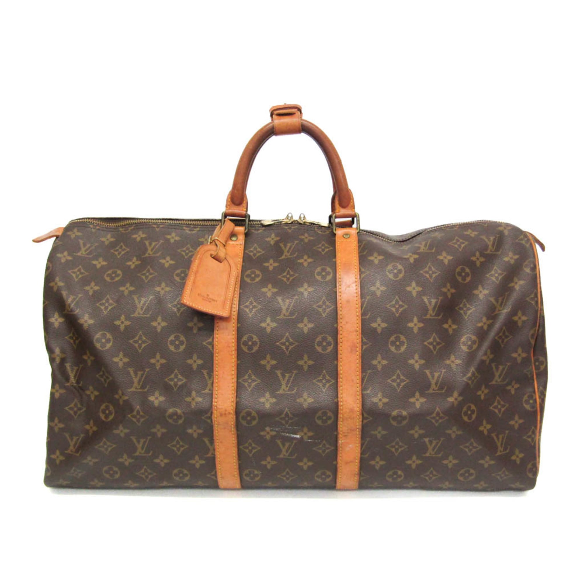 ルイ・ヴィトン(Louis Vuitton) モノグラム キーポル 55 M41424 レディース ボストンバッグ ブラウン【中古】