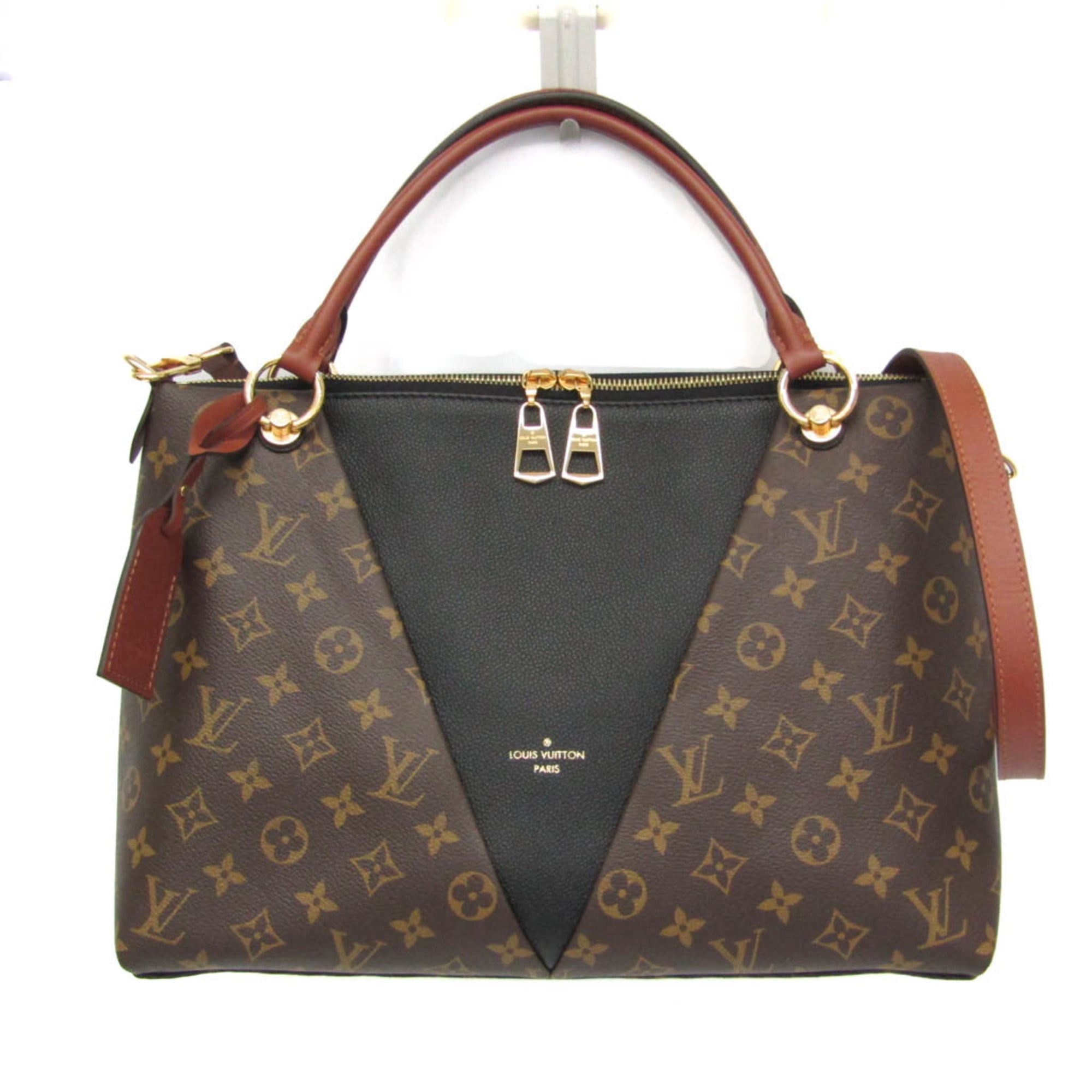 ルイ・ヴィトン(Louis Vuitton) ダミエ Vトート MM M43948 レディース ショルダーバッグ,トートバッグ 黒いこと,赤銅色【中古】