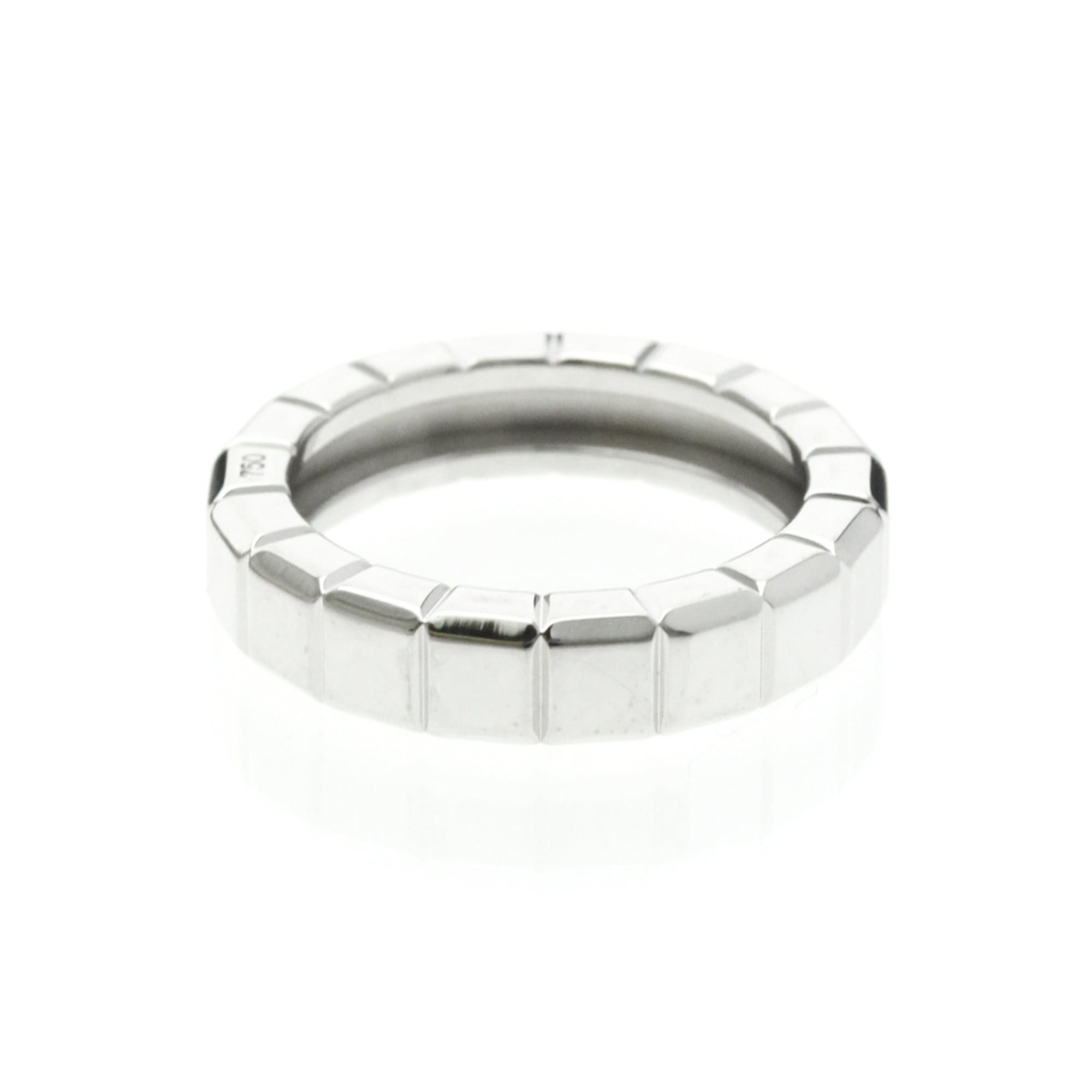 ショパール(Chopard) アイスキューブ 82/7407 K18ホワイトゴールド(K18WG) ファッション 無し バンドリング シルバー【中古】