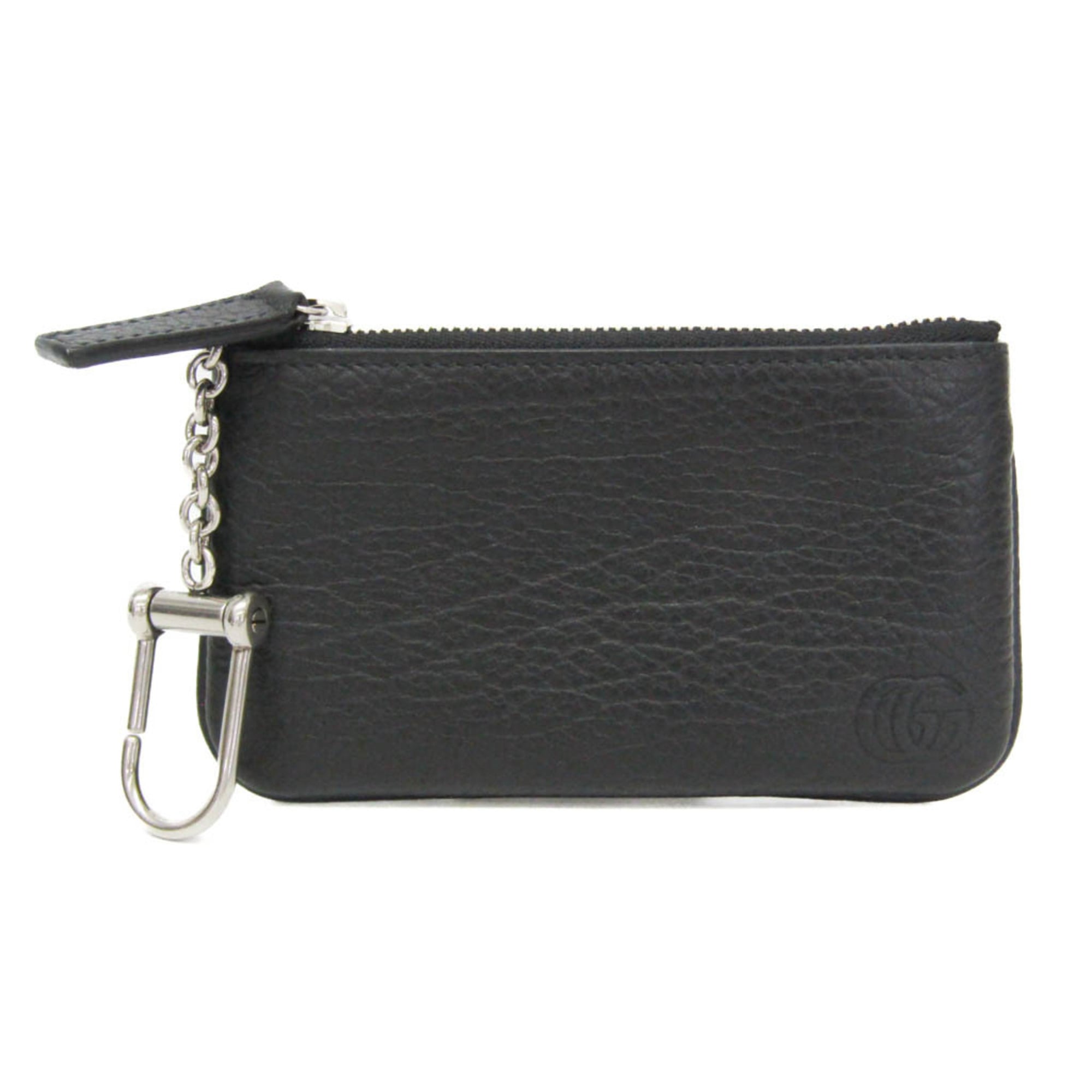 グッチ(Gucci) GGランニング 795330 メンズ レザー 小銭入れ・コインケース ブラック【中古】