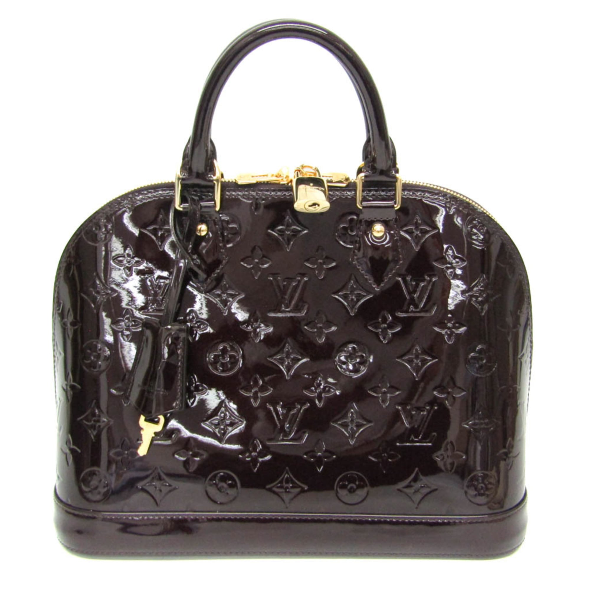 ルイ・ヴィトン(Louis Vuitton) モノグラムヴェルニ アルマPM M91611 レディース ハンドバック アマラント【中古】
