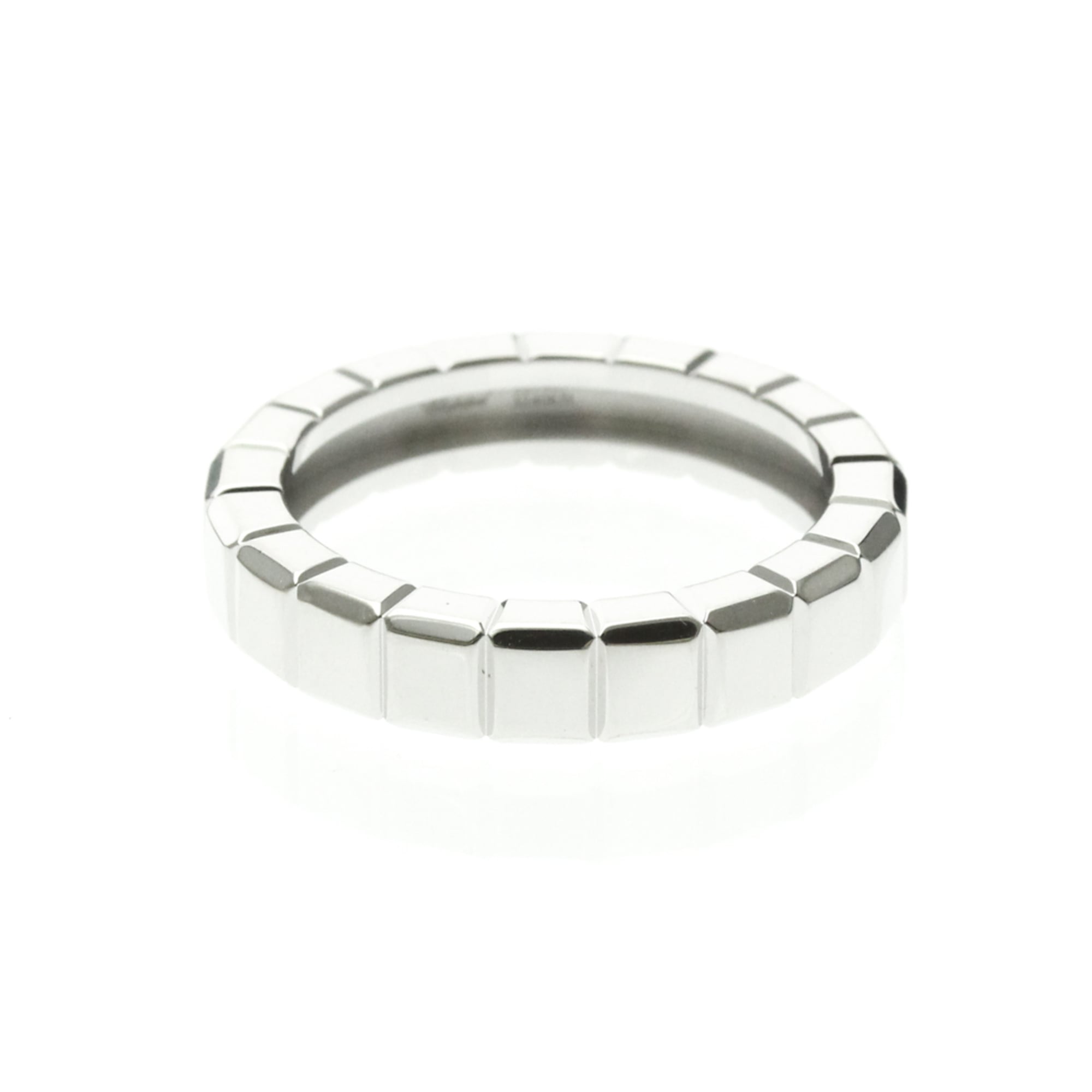 ショパール(Chopard) アイスキューブリング 827407 K18ホワイトゴールド(K18WG) ファッション 無し バンドリング シルバー【中古】