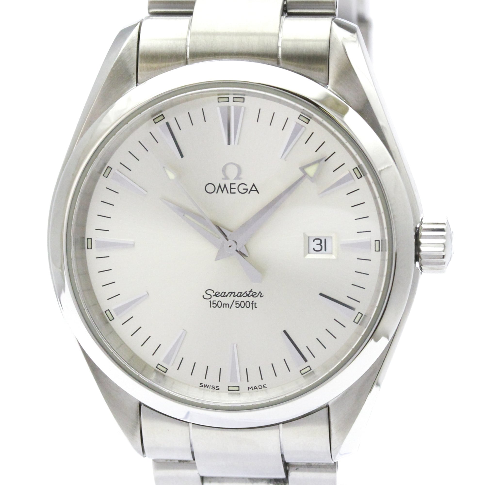 ゼロ (OMEGA) シーマスター アクアテラ ステンレス鋼スチール写真 石英 メンズ 時辰儀 2517.30 (飾りつけ仕上済み)【中古】