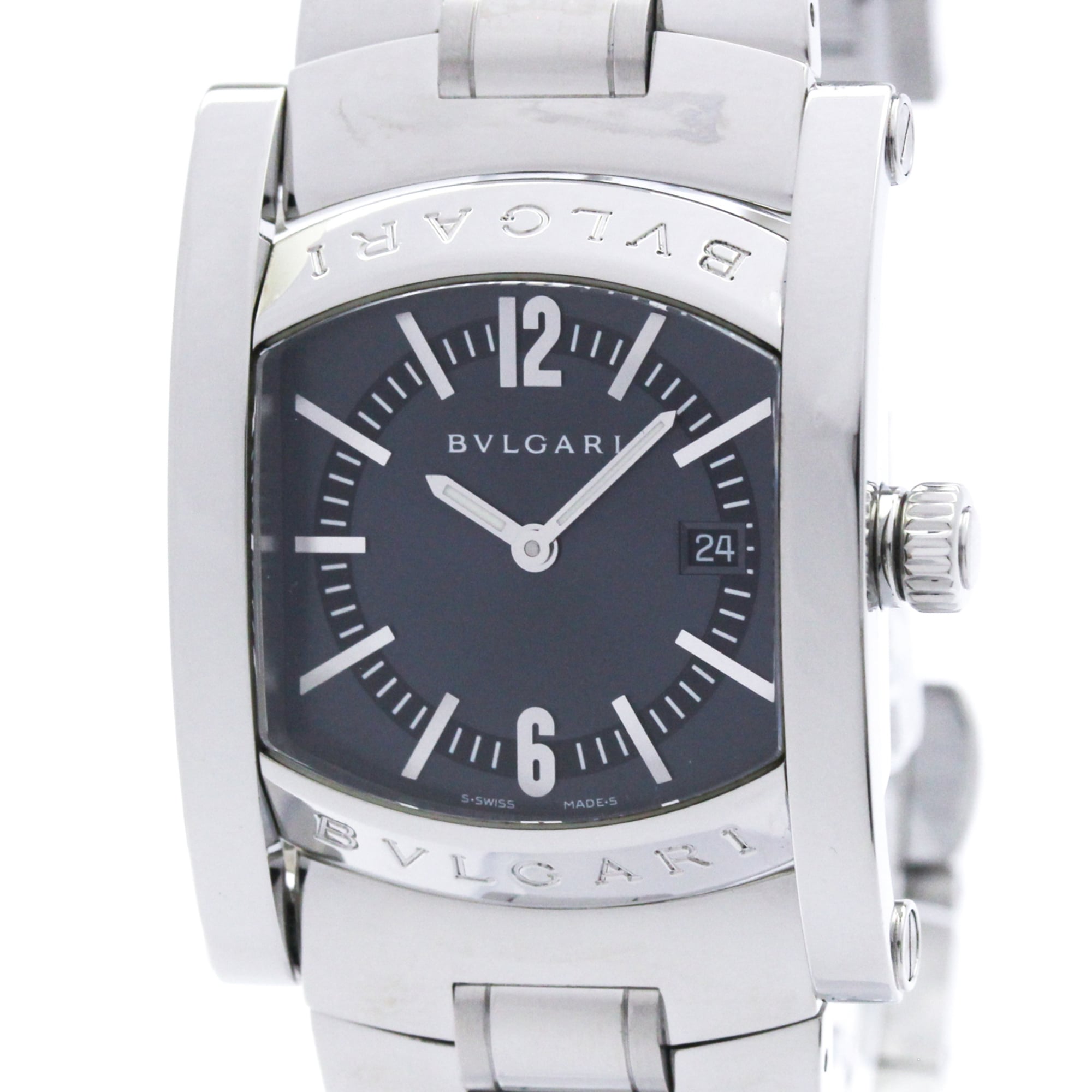 ブルガリ (BVLGARI) アショーマ ステンレススチール クォーツ ユニセックス 時計 AA39S (外装仕上げ済み)【中古】|eLady
