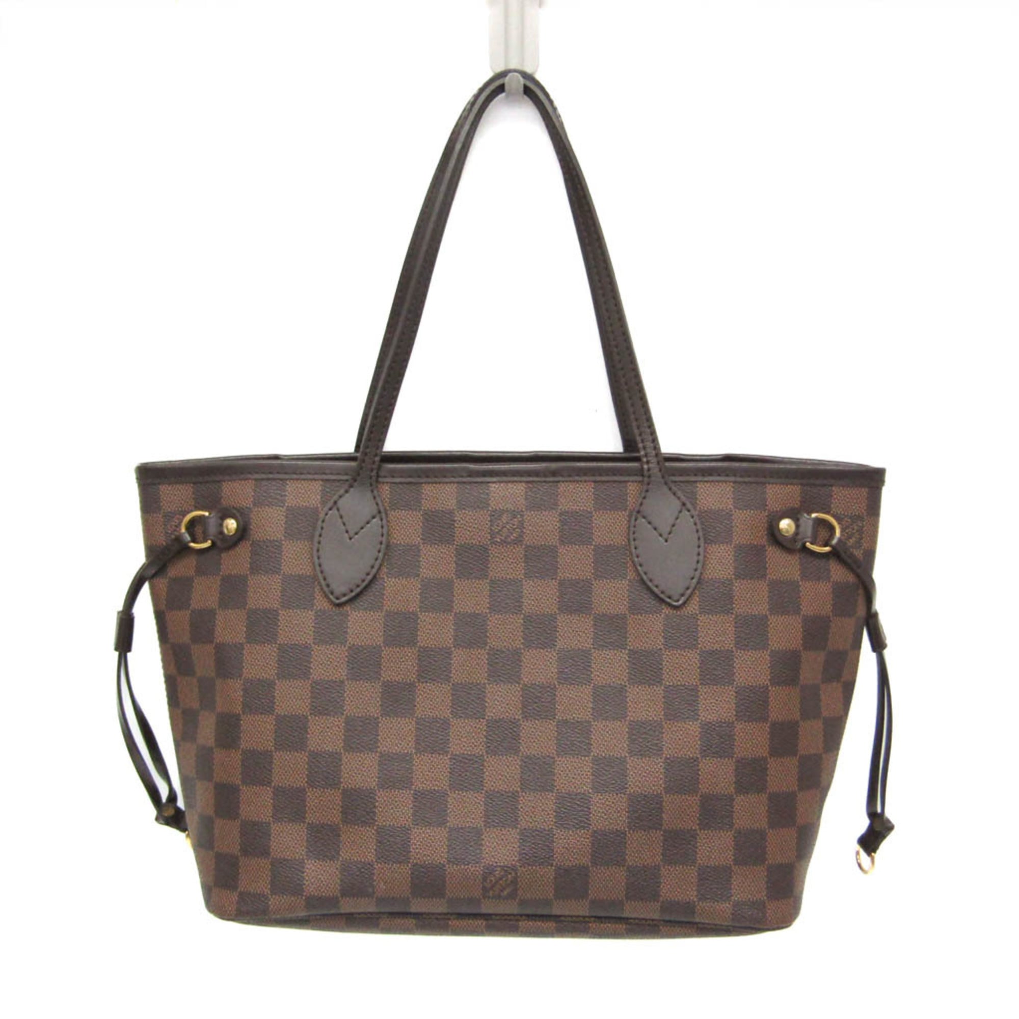 ルイ・ヴィトン(Louis Vuitton) ダミエ ネヴァーフル PM N51109 レディース トートバッグ エベヌ【中古】