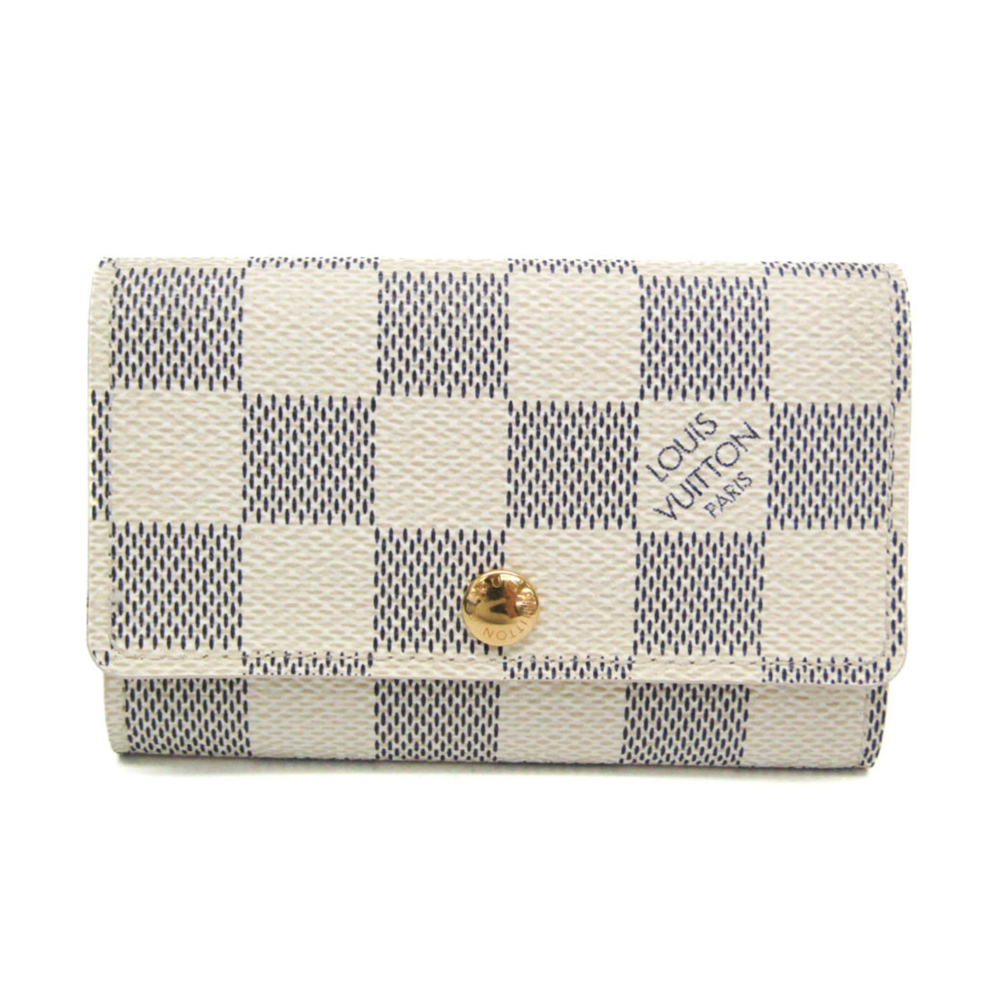 ルイ・ヴィトン(Louis Vuitton) ダミエアズール ミュルティクレ 6 N61745 メンズ,レディース ダミエアズール キーケース ダミエ・アズール【中古】|eLady