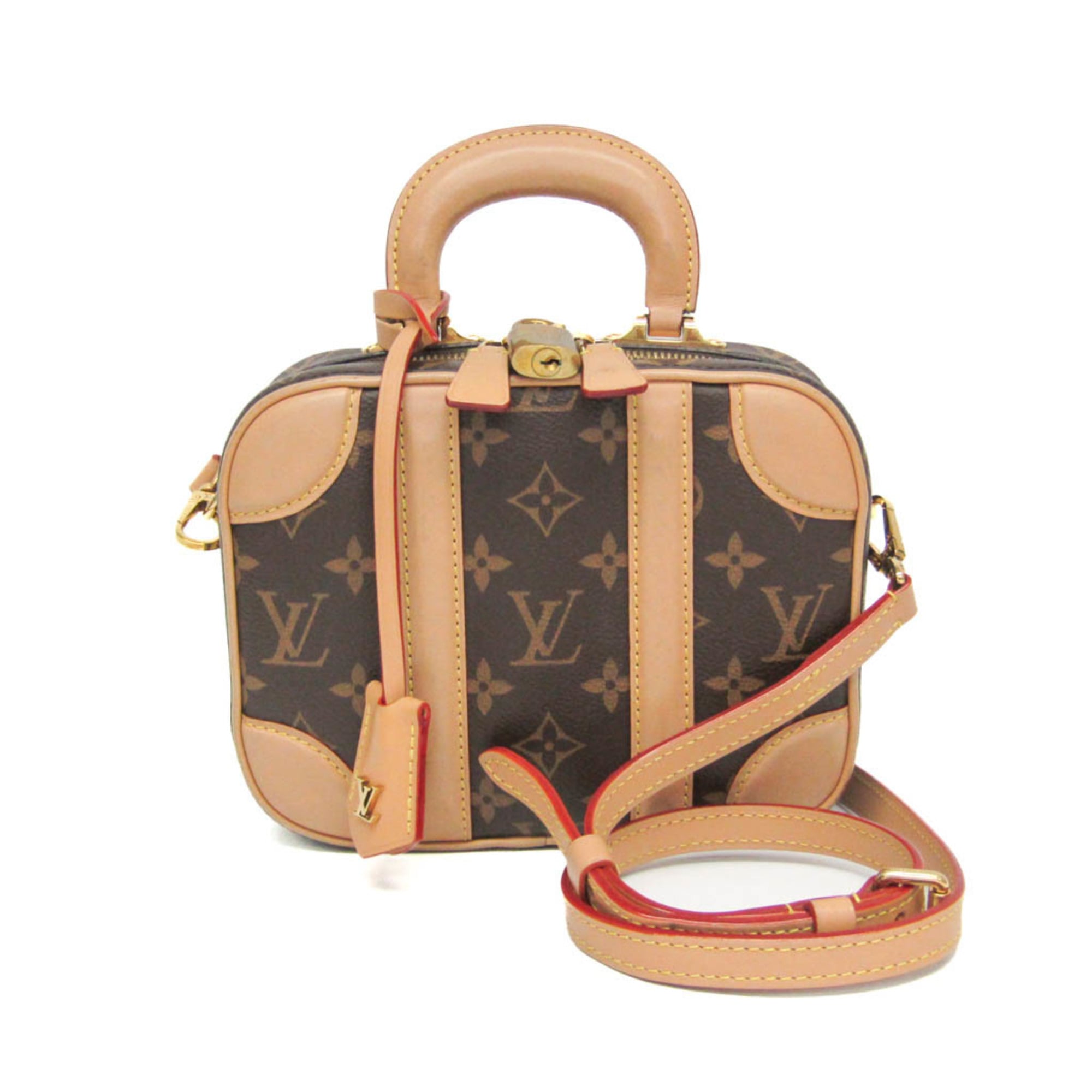 ルイ・ヴィトン(Louis Vuitton) モノグラム ヴァリゼット BB M44804 レディース ハンドバック,ショルダーバッグ 赤銅色【中古】