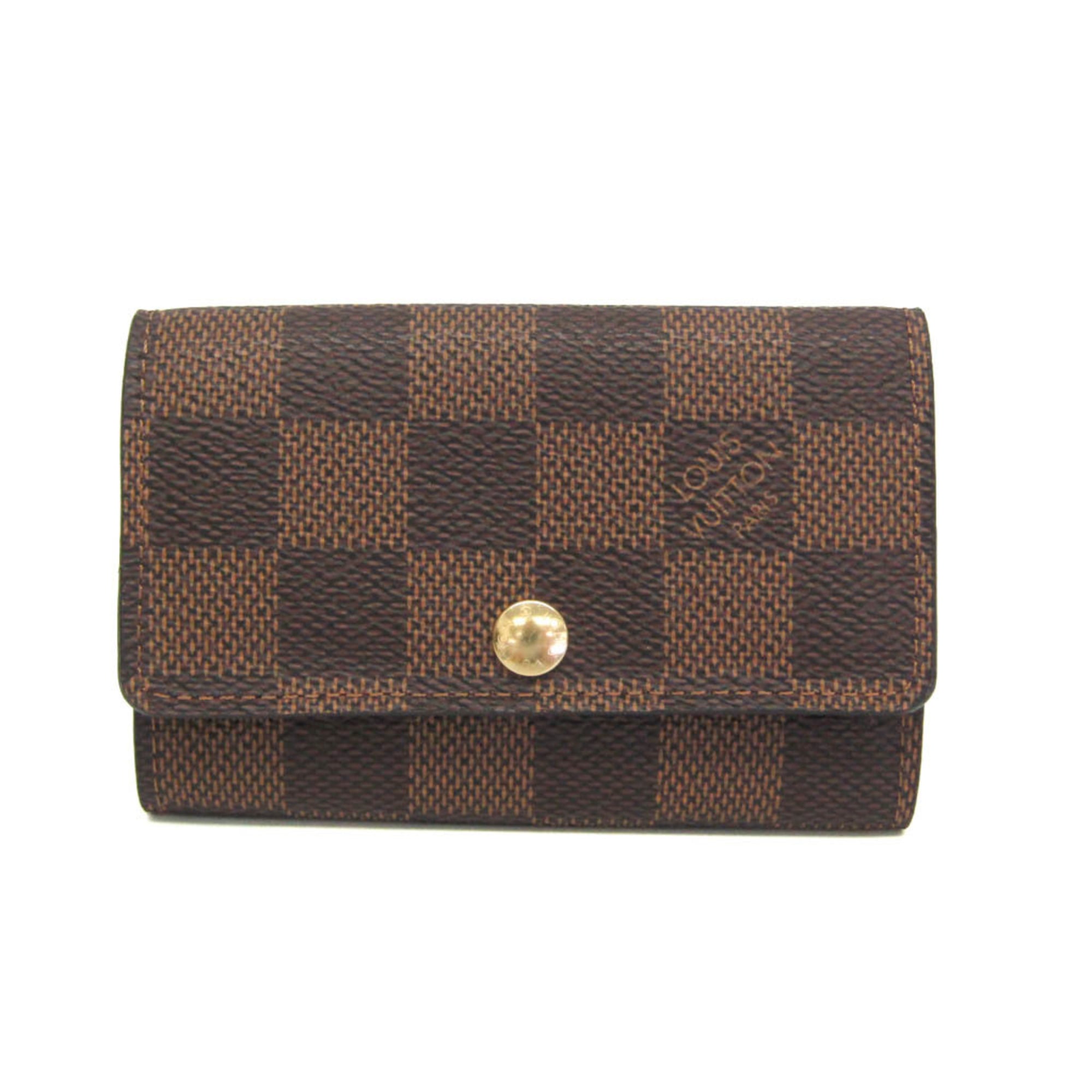 ルイ・ヴィトン(Louis Vuitton) ダミエ ミュルティクレ6 N62630 メンズ,レディース ダミエキャンバス キーケース エベヌ【中古】|eLady