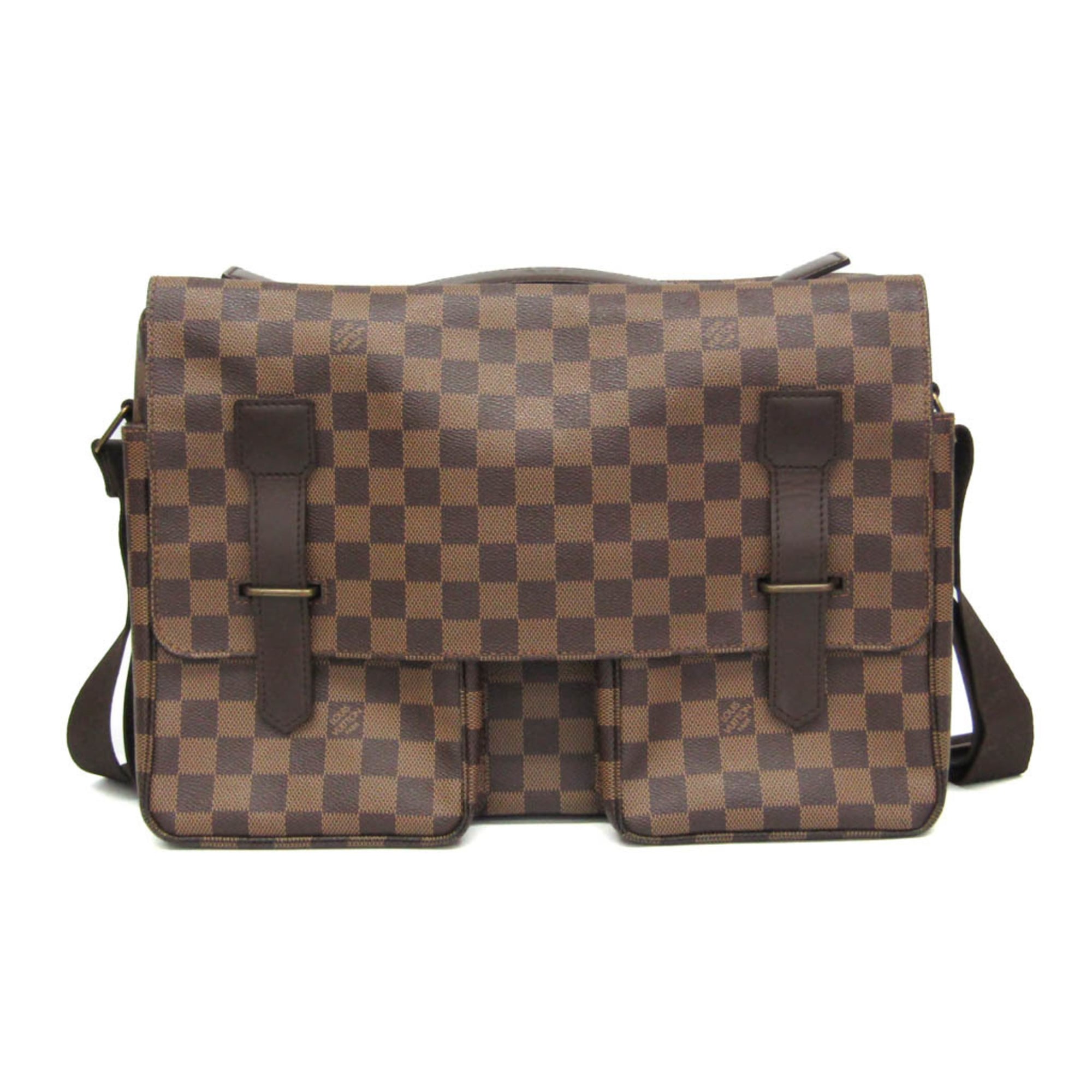 ルイ・ヴィトン(Louis Vuitton) ダミエ ブロードウェイ N42270 メンズ,レディース ショルダーバッグ エベヌ【中古】