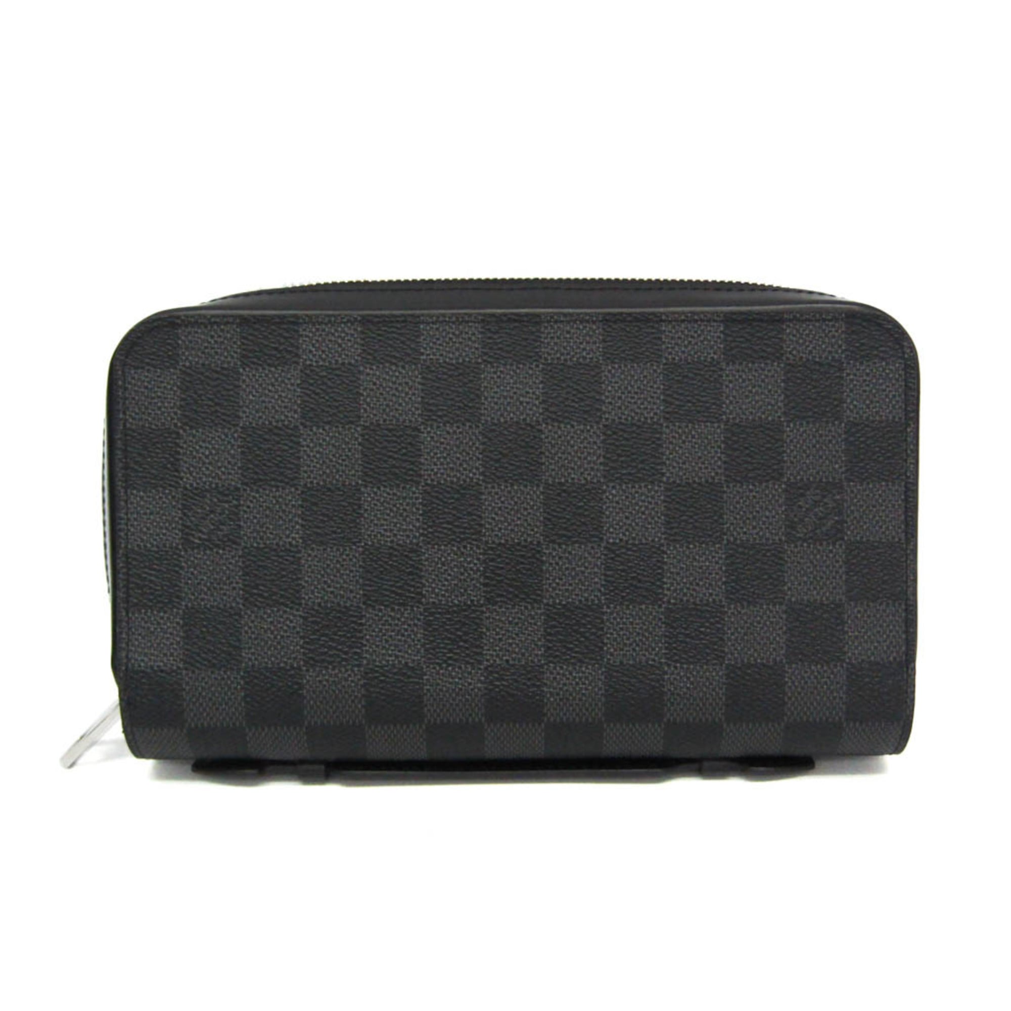 ルイ・ヴィトン(Louis Vuitton) ダミエ・グラフィット ジッピーXL N41503 メンズ ダミエグラフィット 長金入れ（二つ折り） ダミエ・グラフィット【中古】