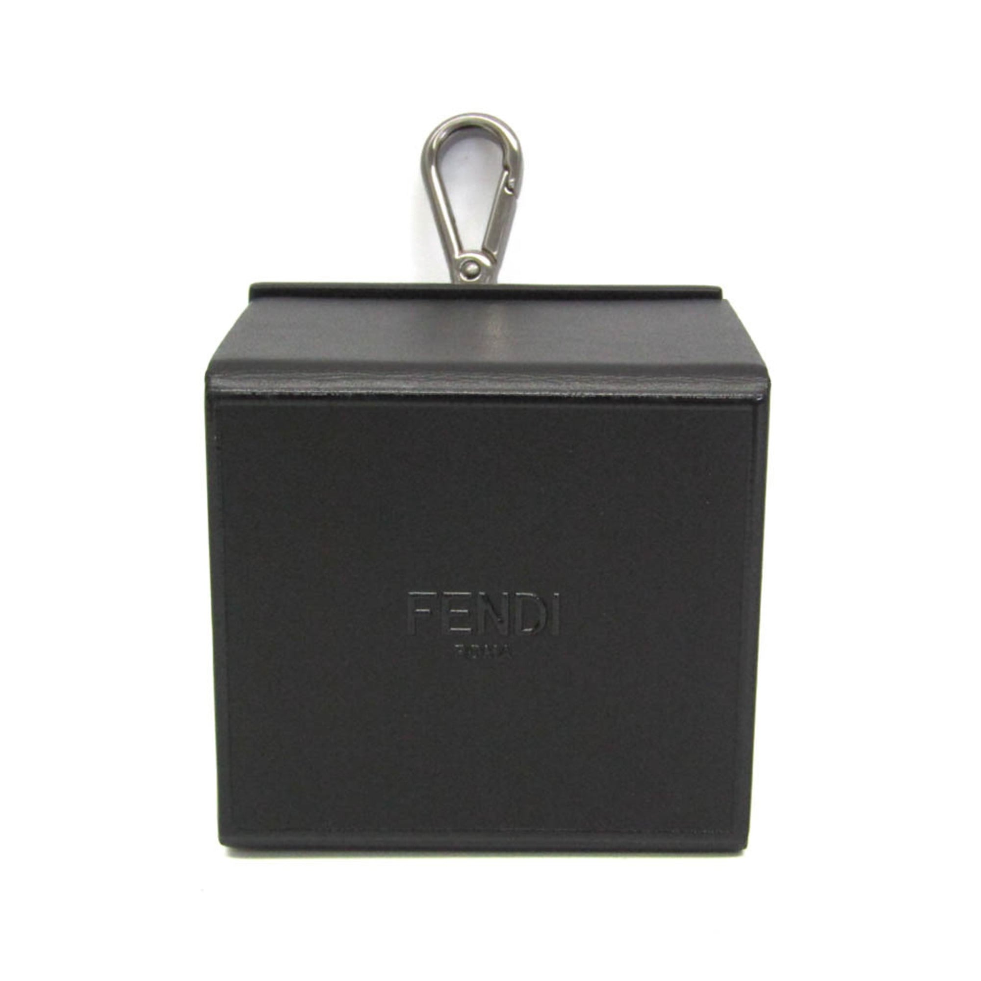 フェンディ(Fendi) ミニボックス キーホルダー チャーム 7AR894 キーホルダー (ブラック)【中古】|eLady