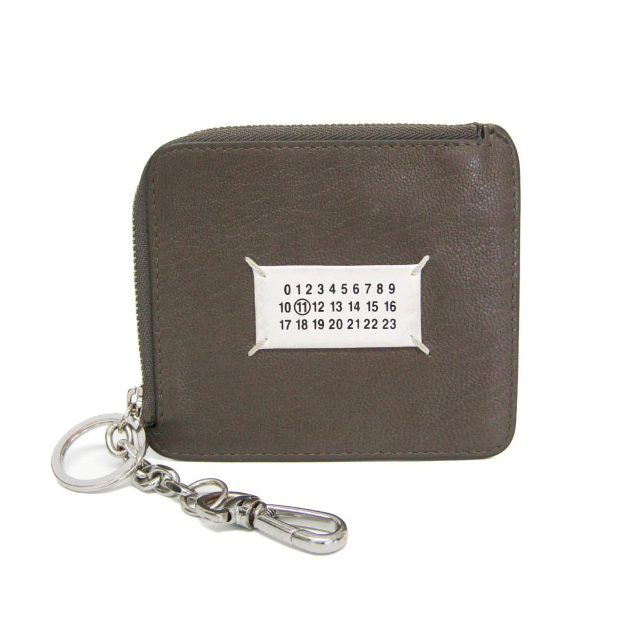 メゾン マルジェラ(Maison Margiela) カレンダータグ コイン キーケース S58UI0205 レディース,メンズ レザー 小銭入れ・コインケース グレージュ【中古】｜eLady 14,454円