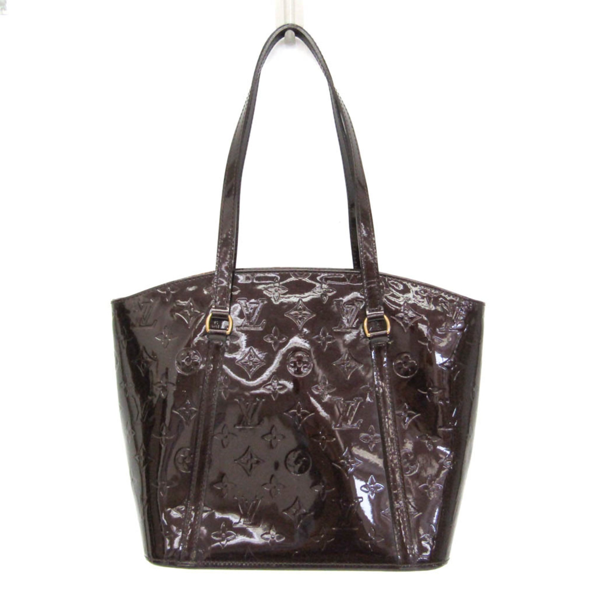 ルイ・ヴィトン(Louis Vuitton) モノグラムヴェルニ アヴァロン MM M91567 レディース トートバッグ アマラント【中古】｜eLady